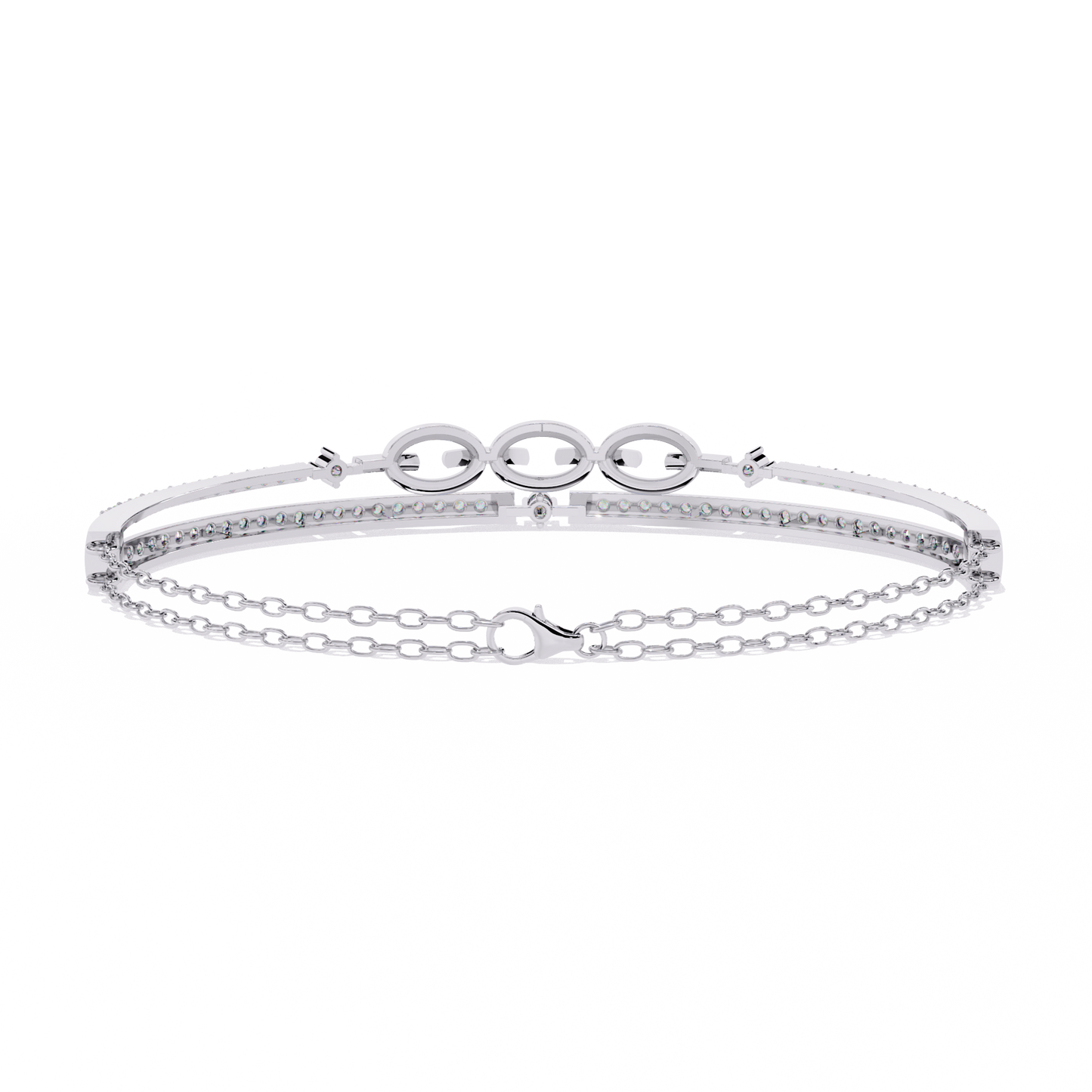 Luminous Loops Diamond Bracelet