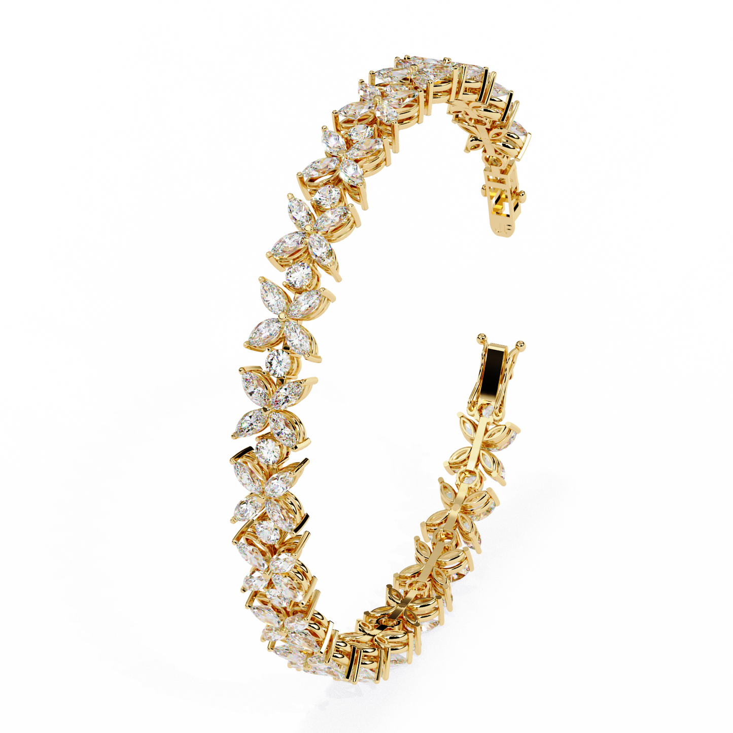 Flora Di Luce Diamond Bracelet