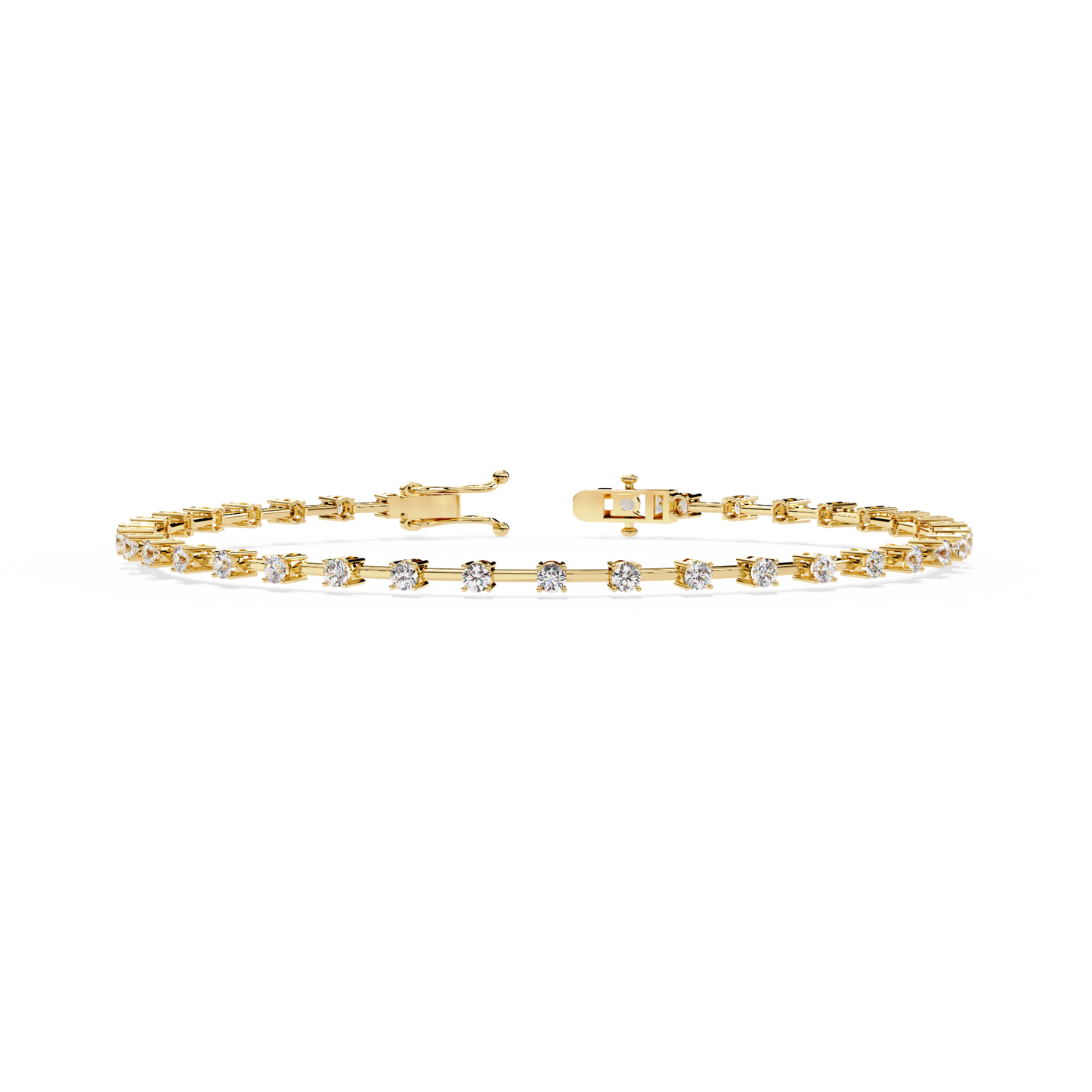 Starlit Veil Diamond Bracelet