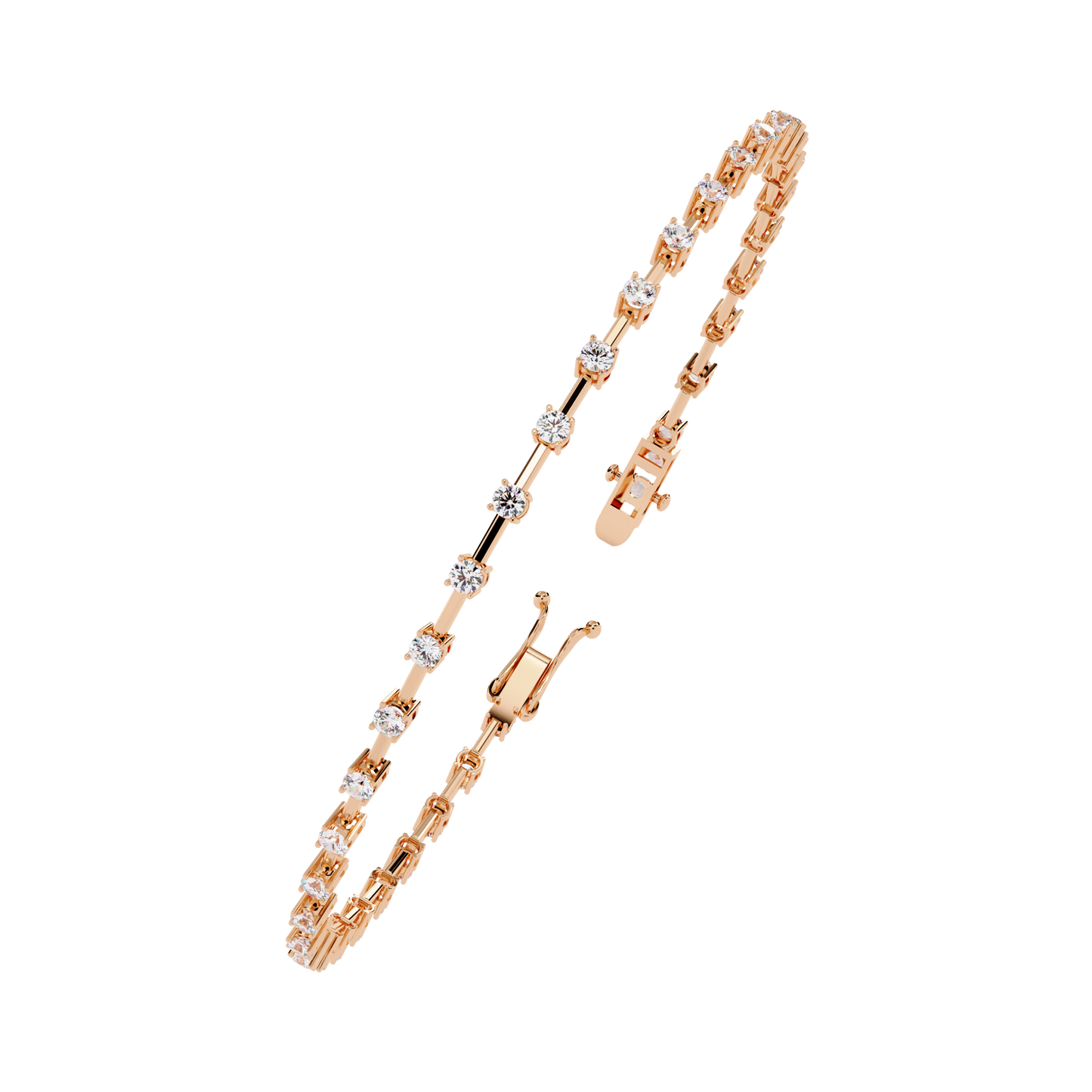 Starlit Veil Diamond Bracelet