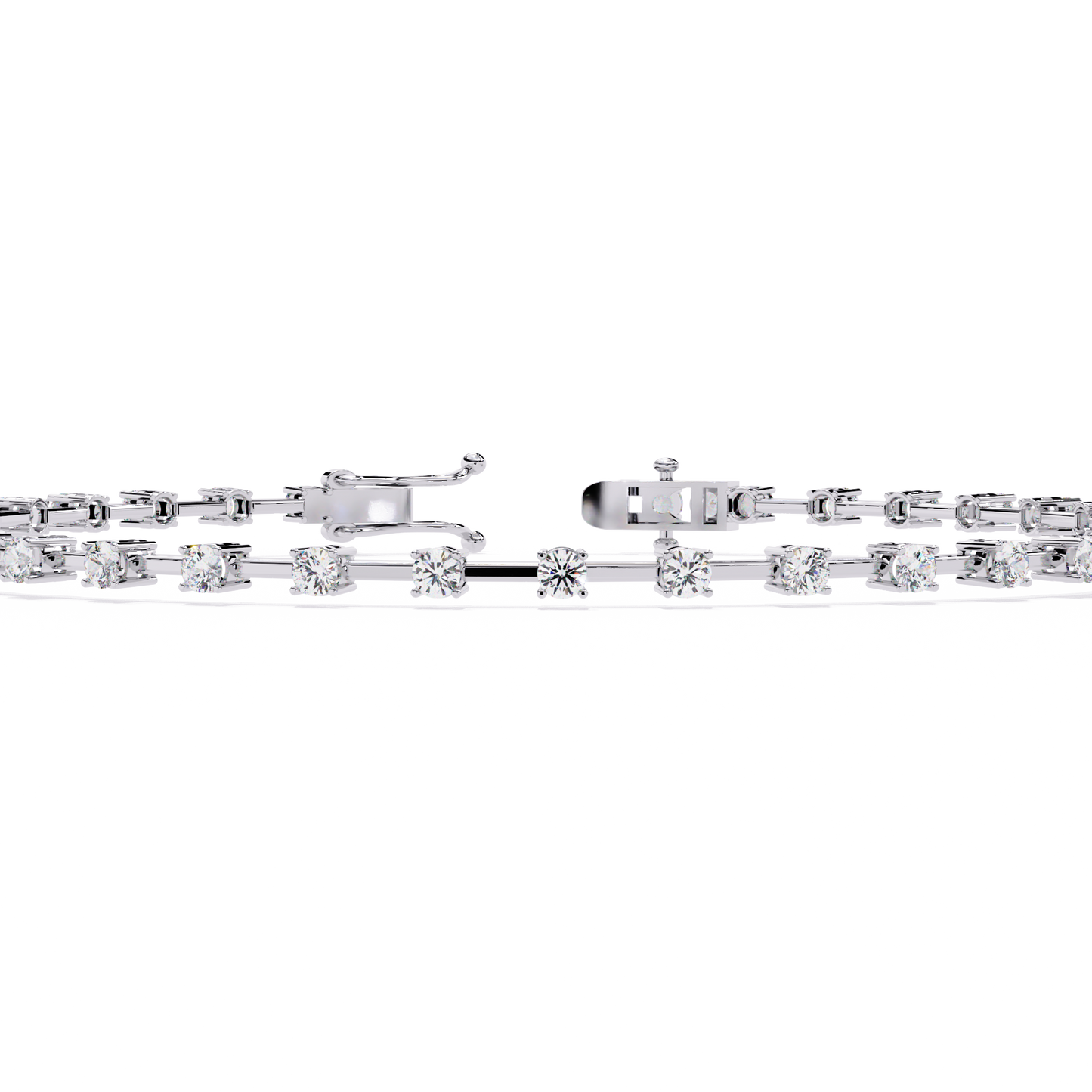 Starlit Veil Diamond Bracelet