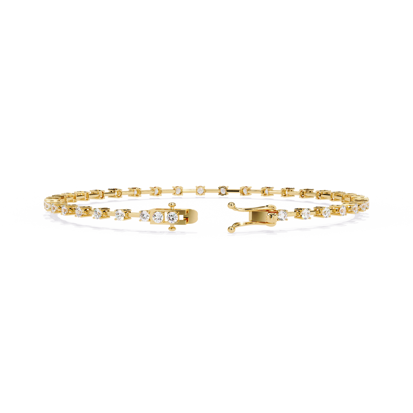 Starlit Veil Diamond Bracelet
