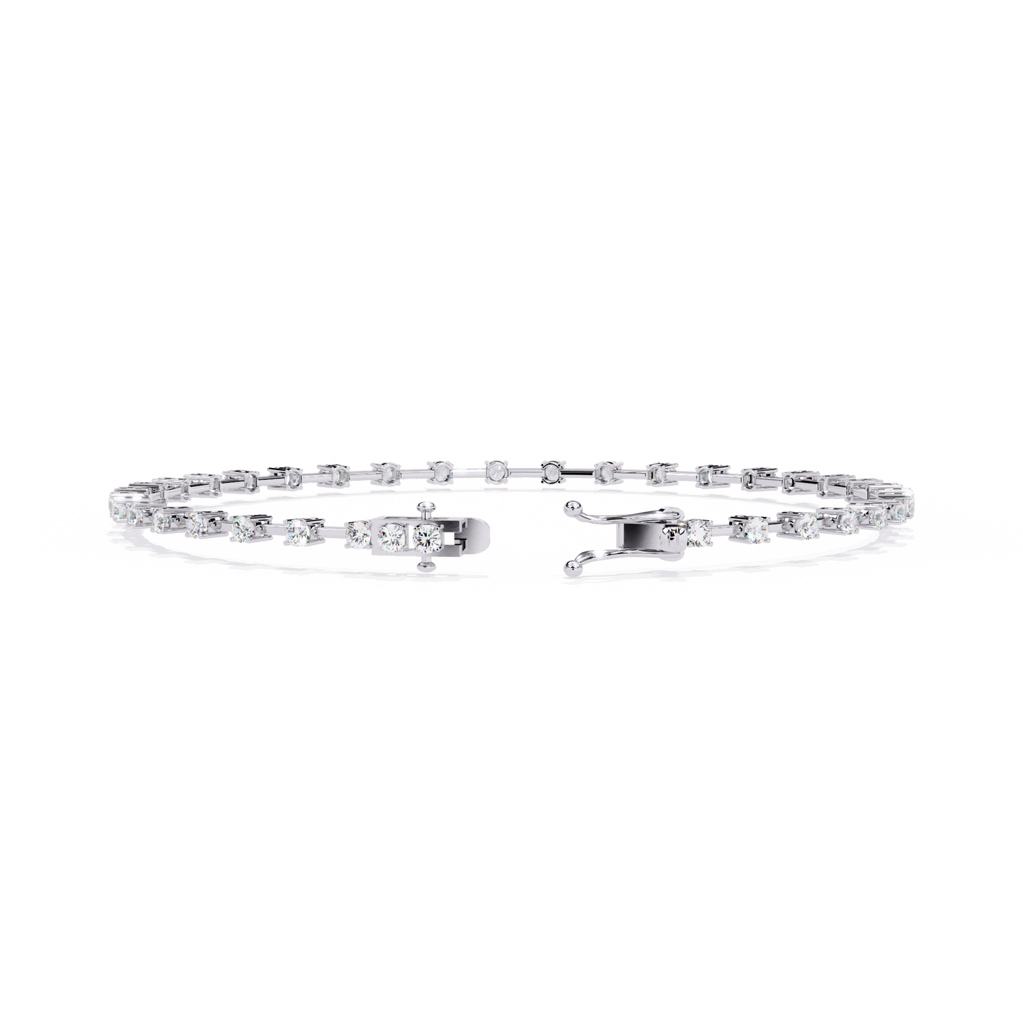 Starlit Veil Diamond Bracelet