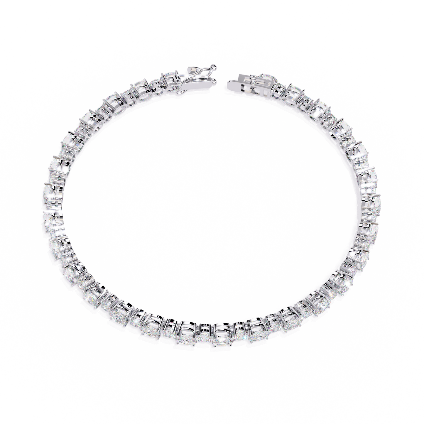 Petal Glow Diamond Bracelet