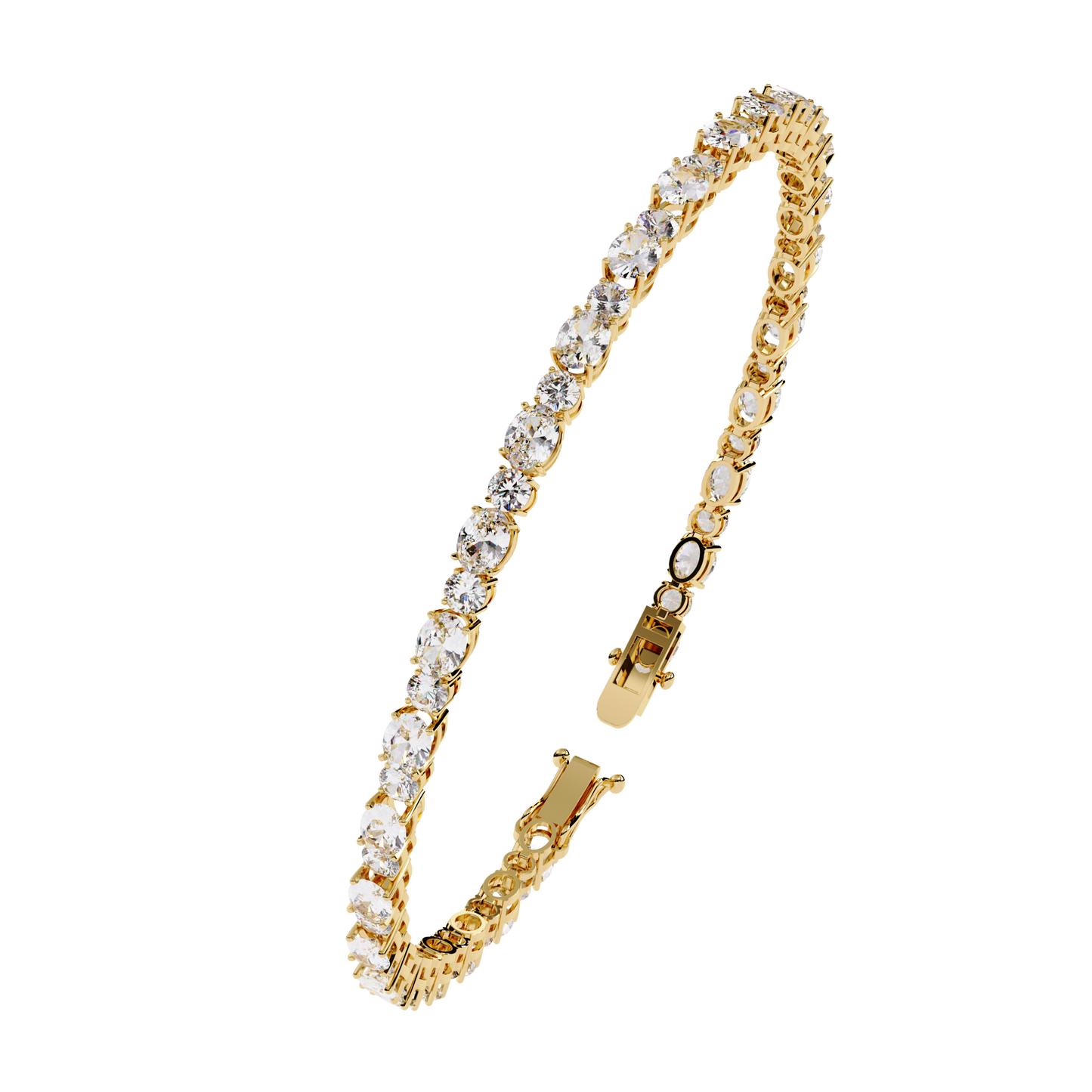 Petal Glow Diamond Bracelet