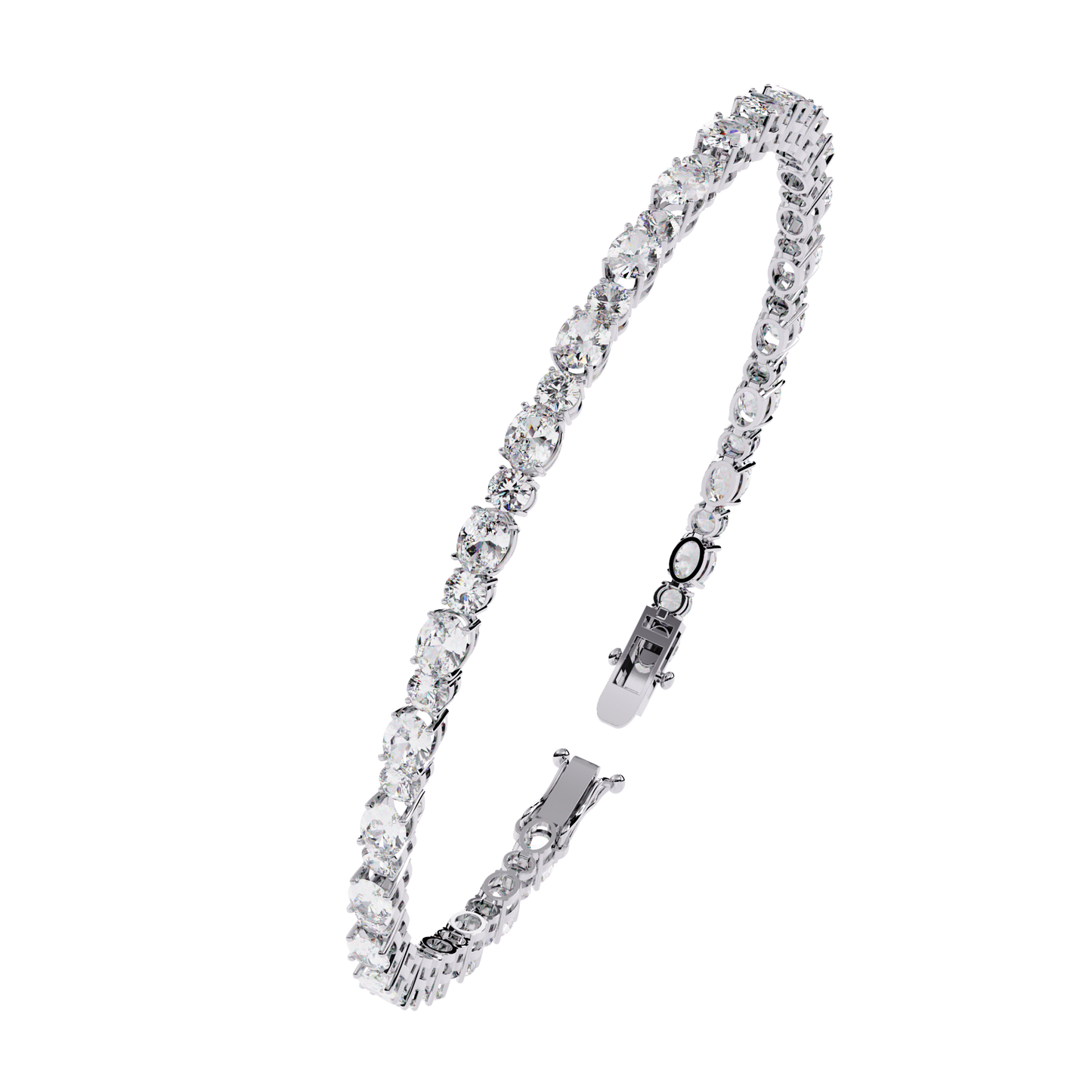 Petal Glow Diamond Bracelet