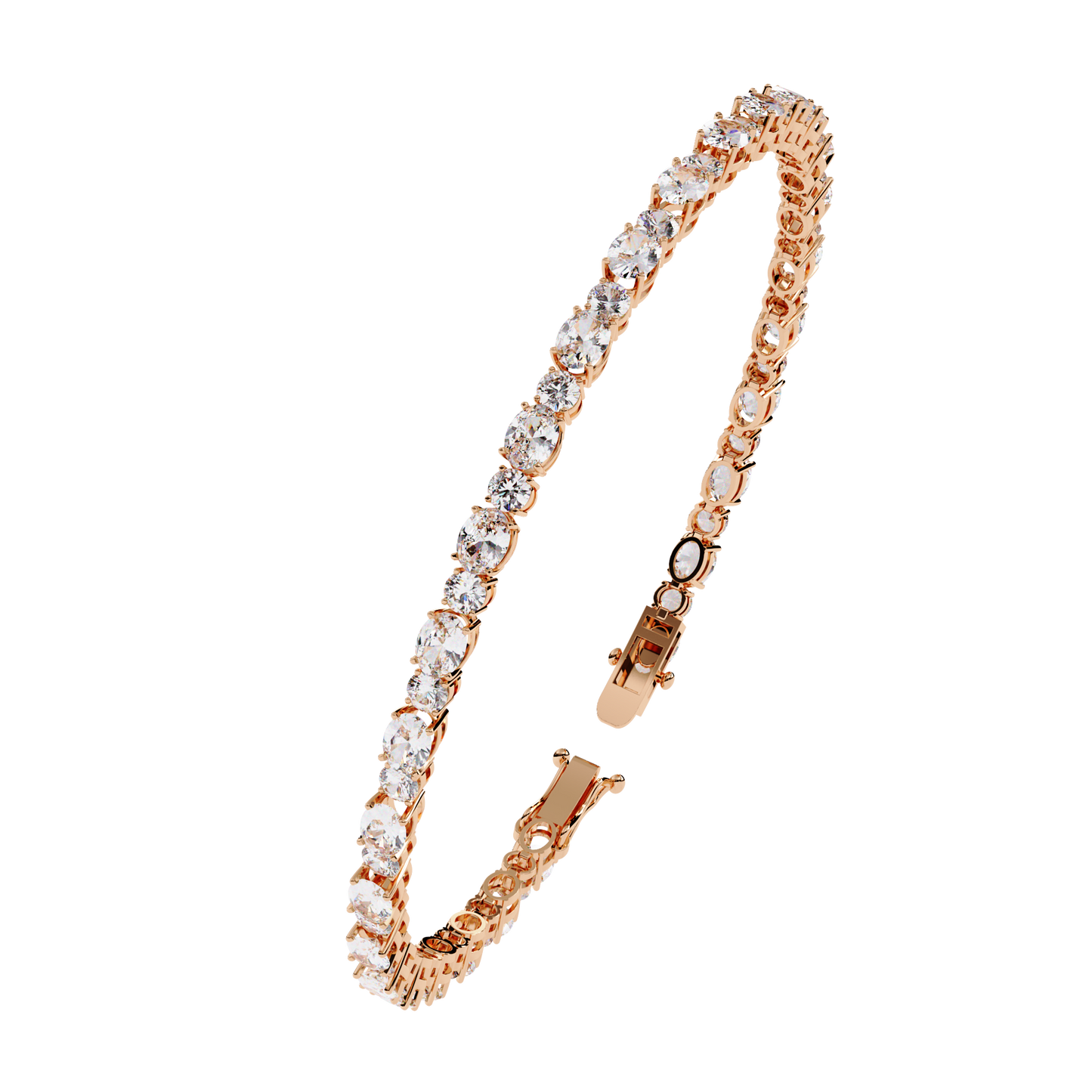 Petal Glow Diamond Bracelet
