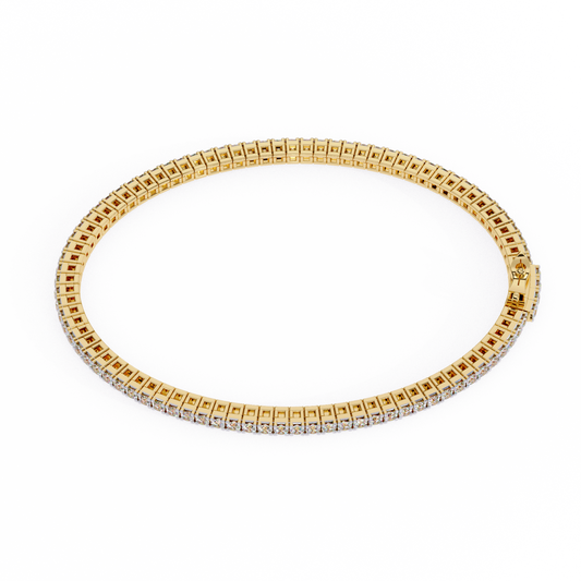 BareBrilliance Line Tennis Bracelet