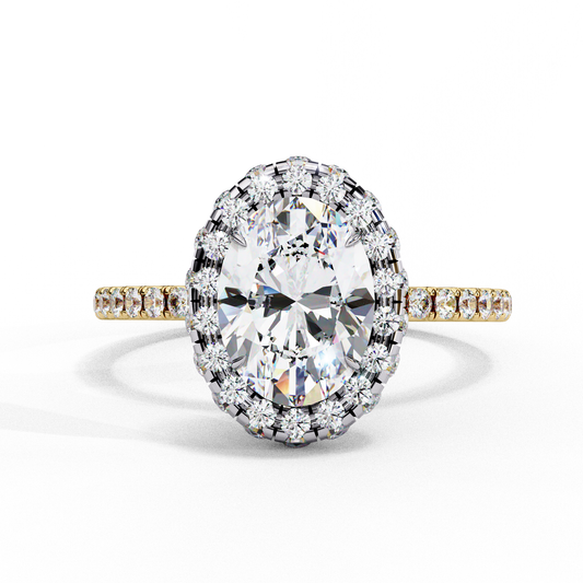 Lavinia Wish Oval Solitaire Ring