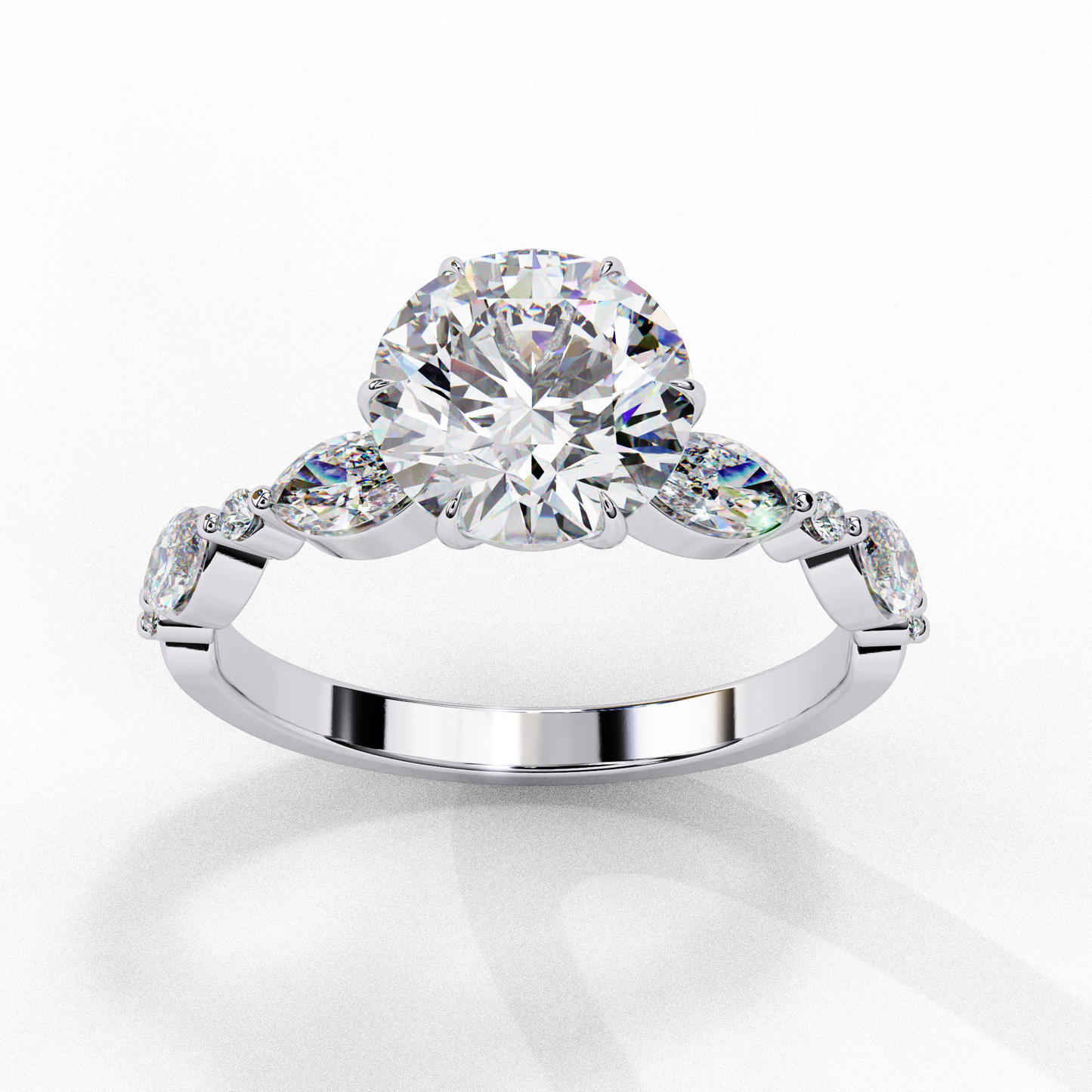 Revera Stella Round Solitaire Ring