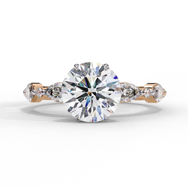 Revera Stella Round Solitaire Ring