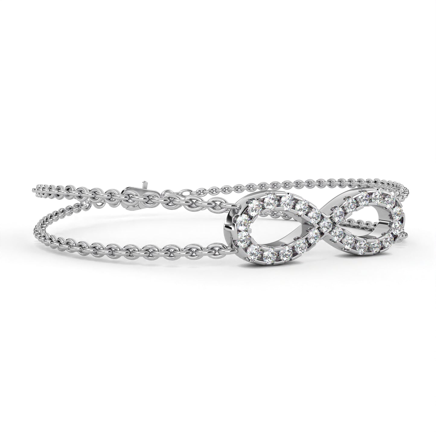 Infinity Glow Diamond Bracelet