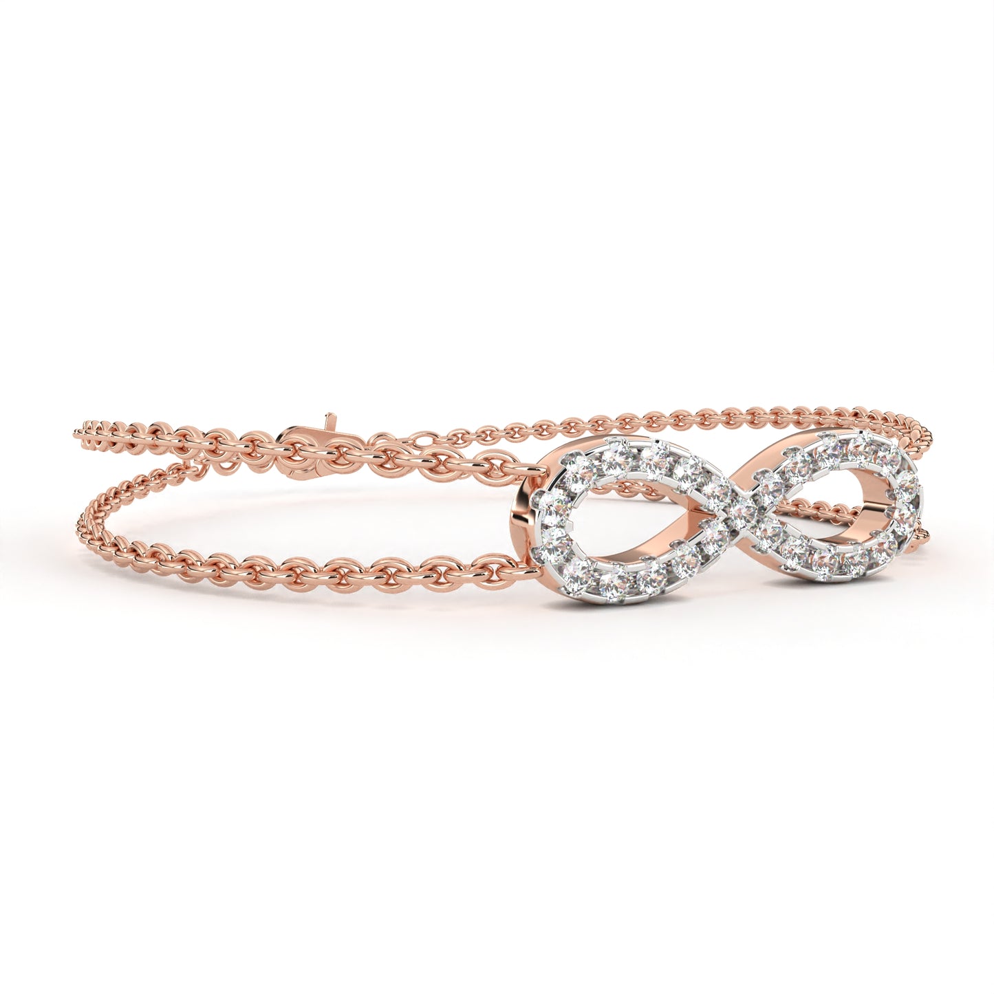 Infinity Glow Diamond Bracelet