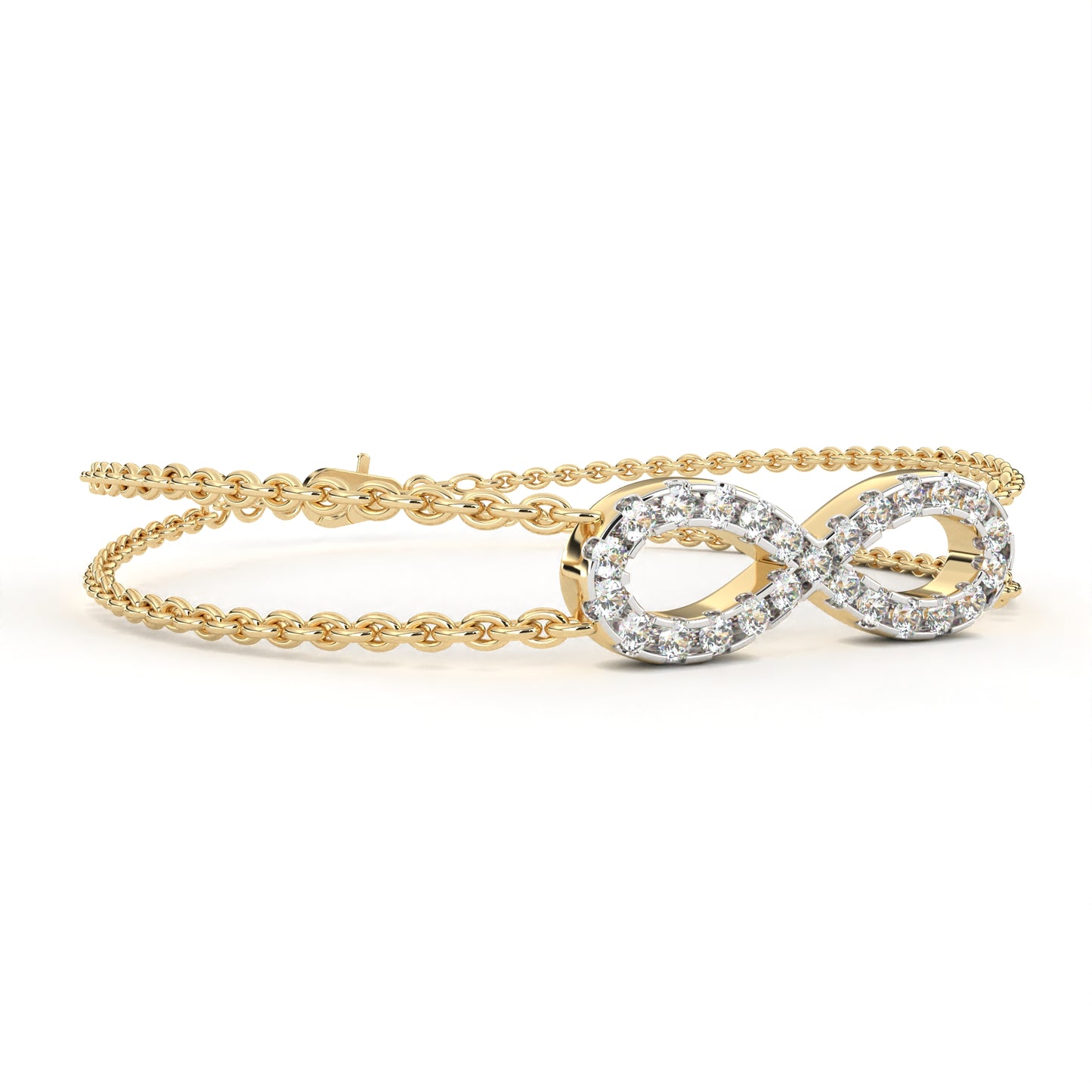 Infinity Glow Diamond Bracelet