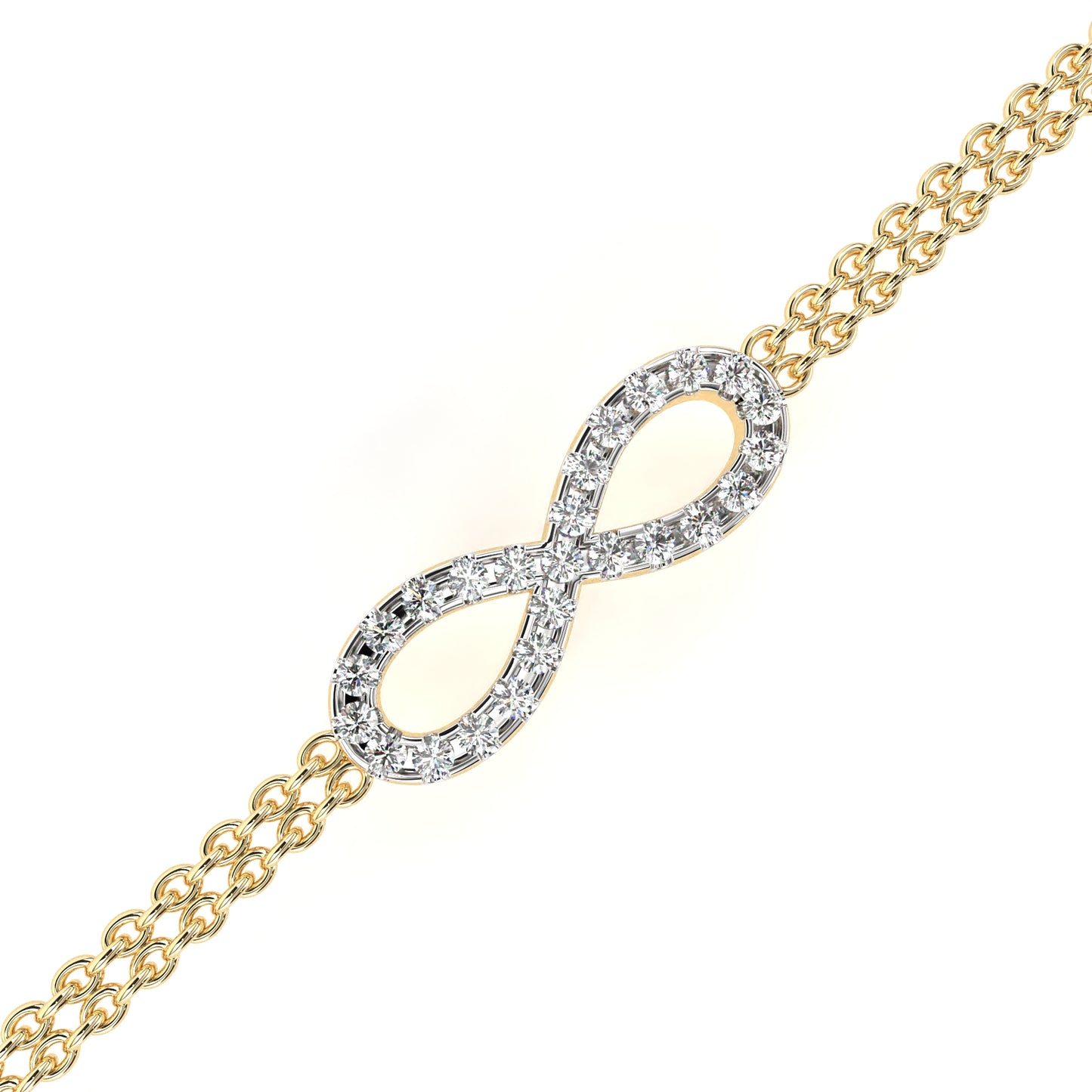 Infinity Glow Diamond Bracelet