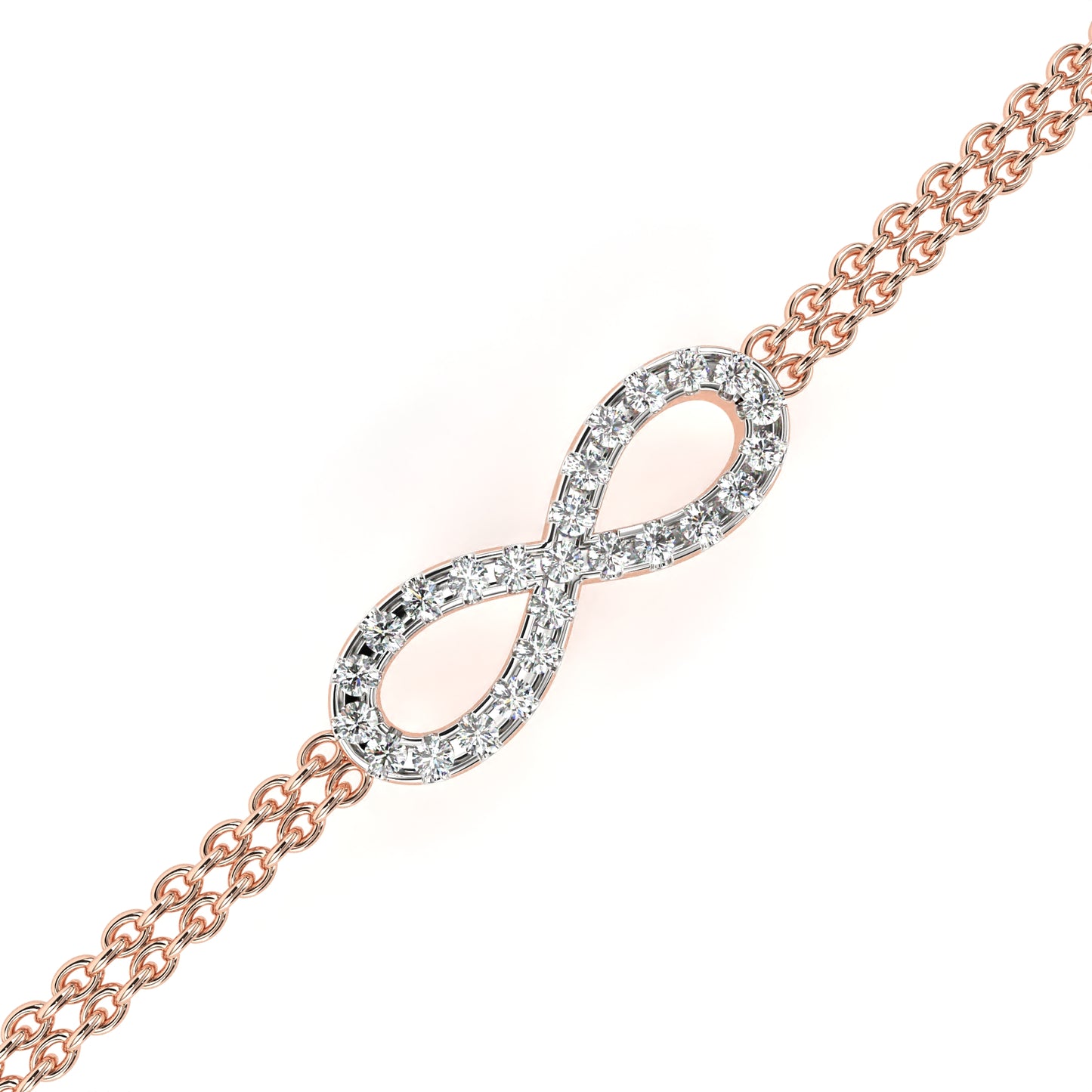 Infinity Glow Diamond Bracelet