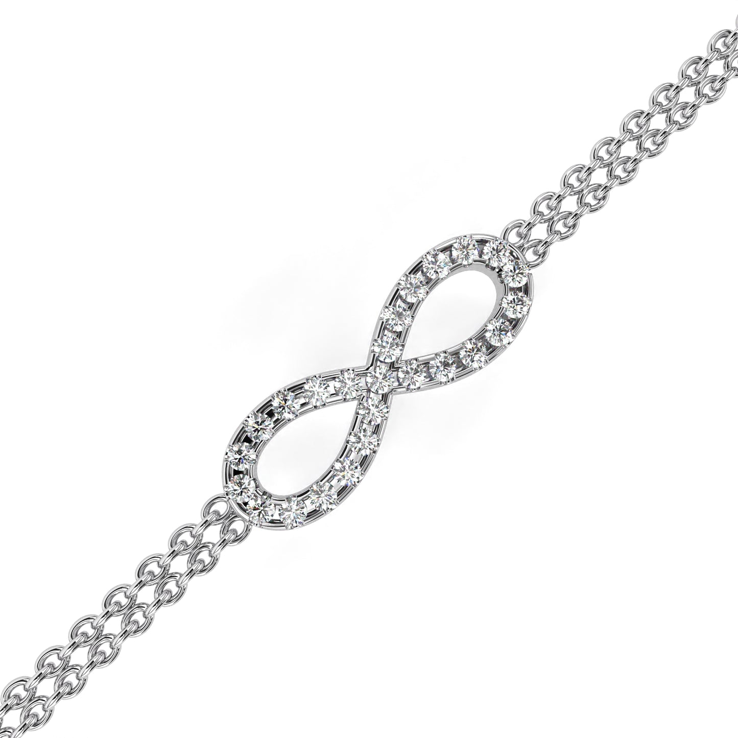 Infinity Glow Diamond Bracelet