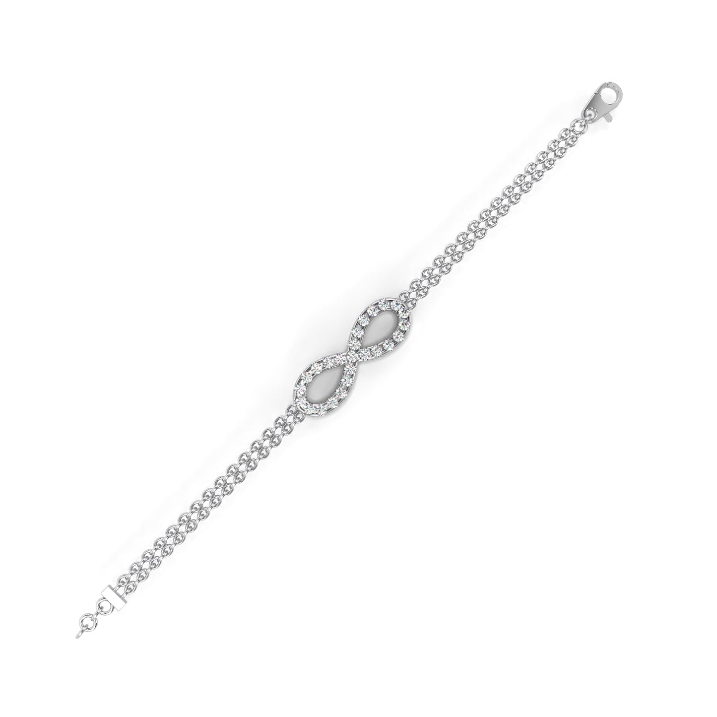 Infinity Glow Diamond Bracelet
