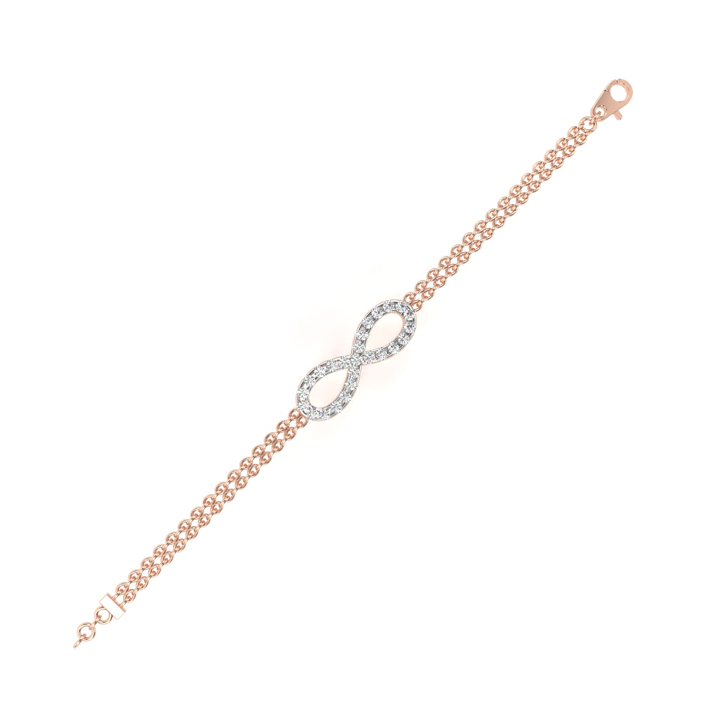 Infinity Glow Diamond Bracelet