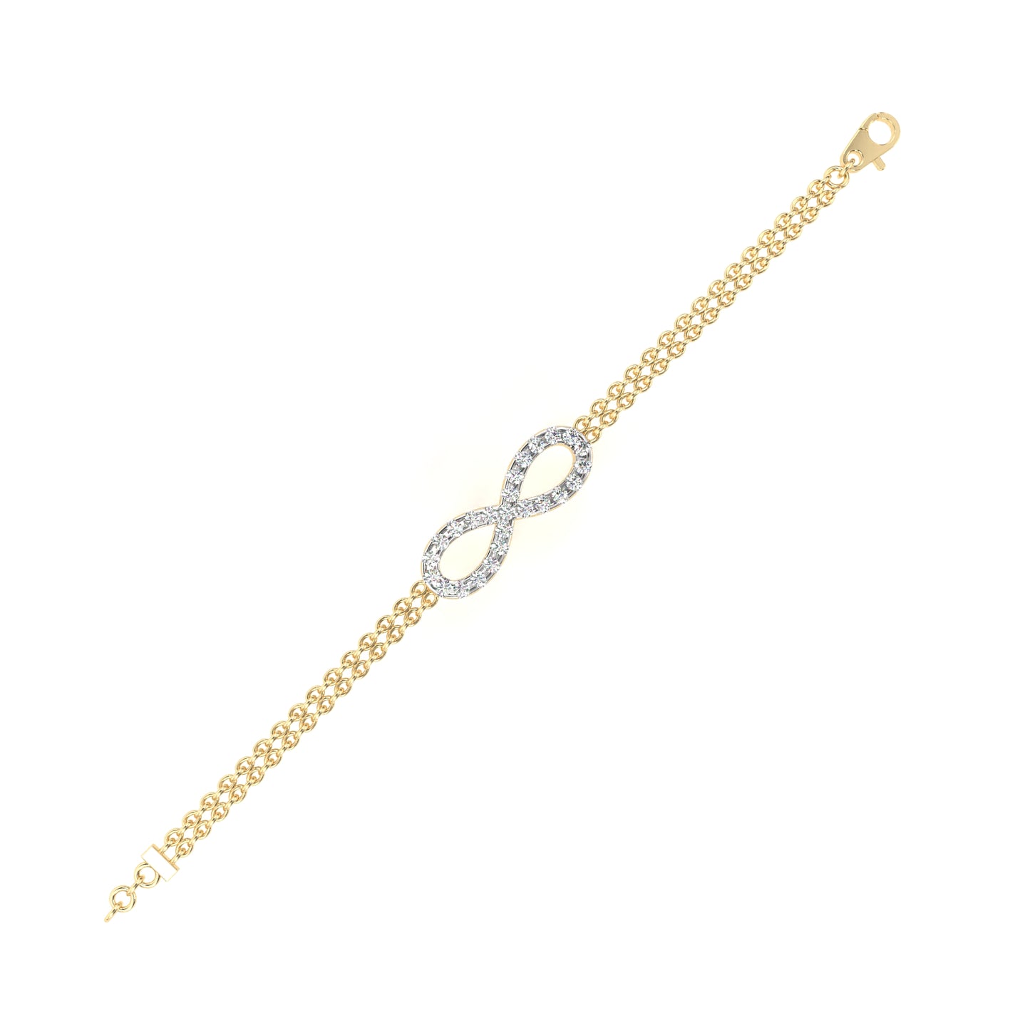Infinity Glow Diamond Bracelet