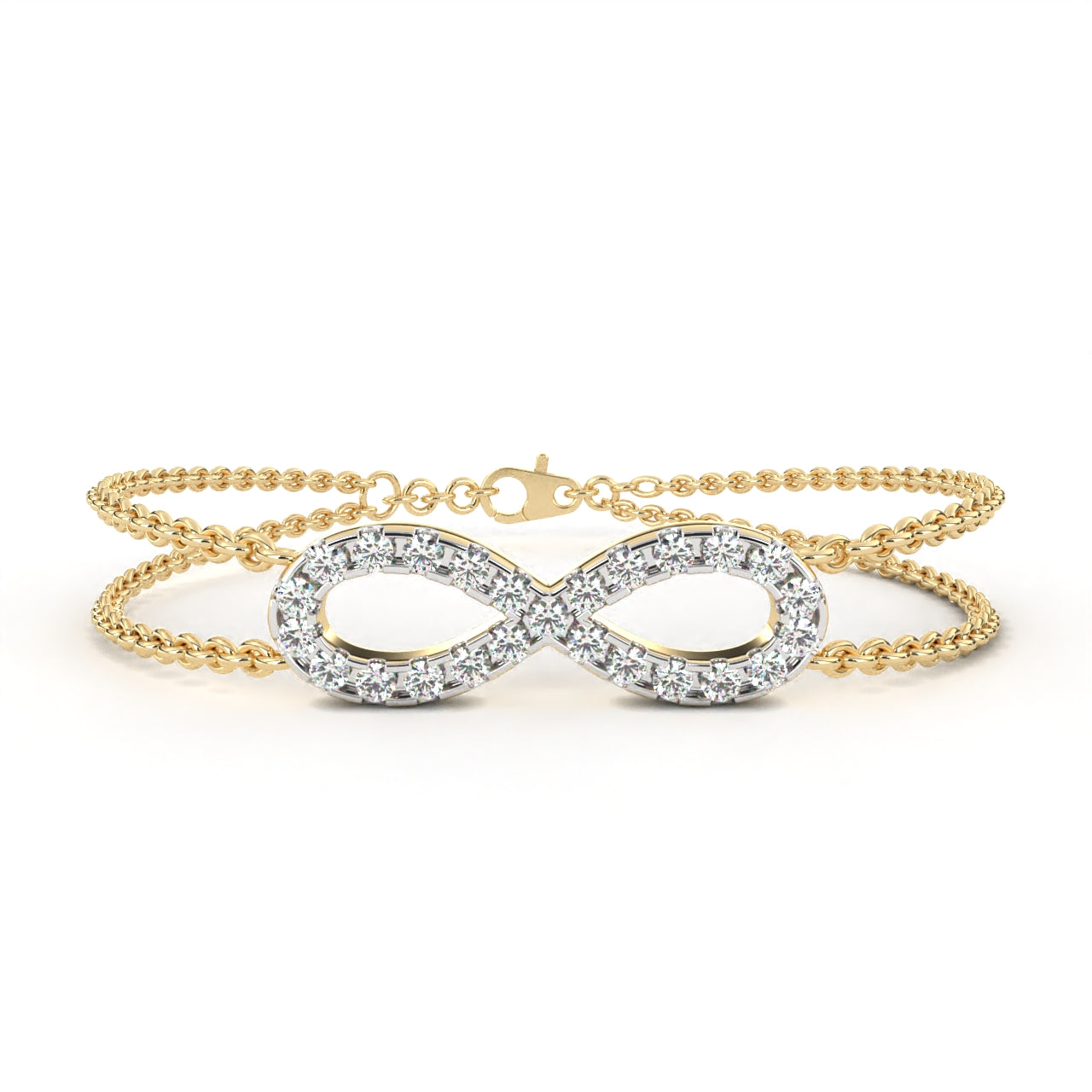 Infinity Glow Diamond Bracelet