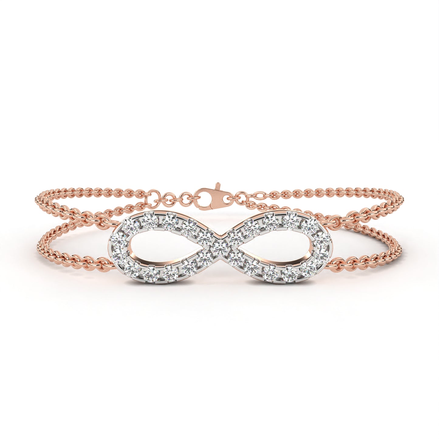 Infinity Glow Diamond Bracelet