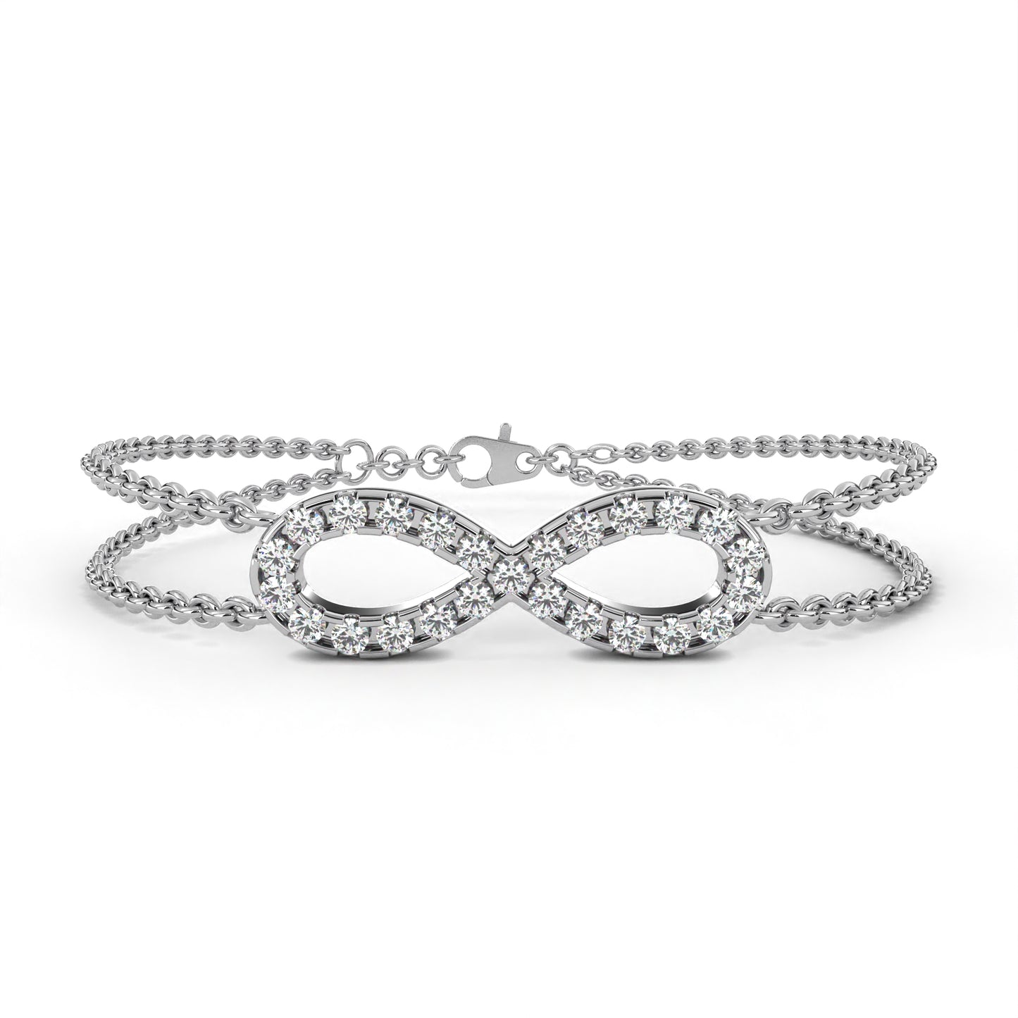Infinity Glow Diamond Bracelet