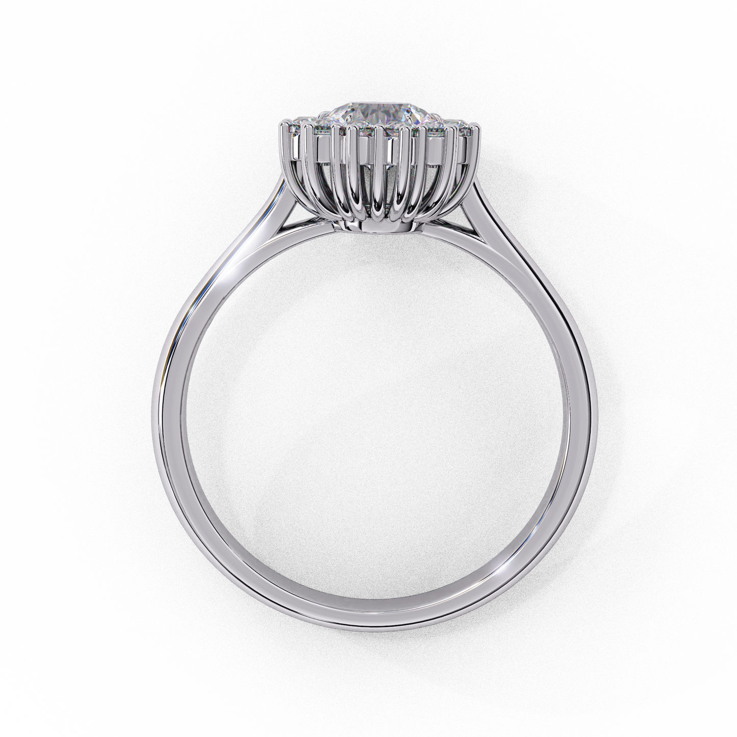 Elix Aura Heart Solitaire Ring