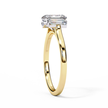 Mira Solace Emerald Solitaire Ring