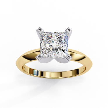 Rosetta Prima Princess Solitaire Ring