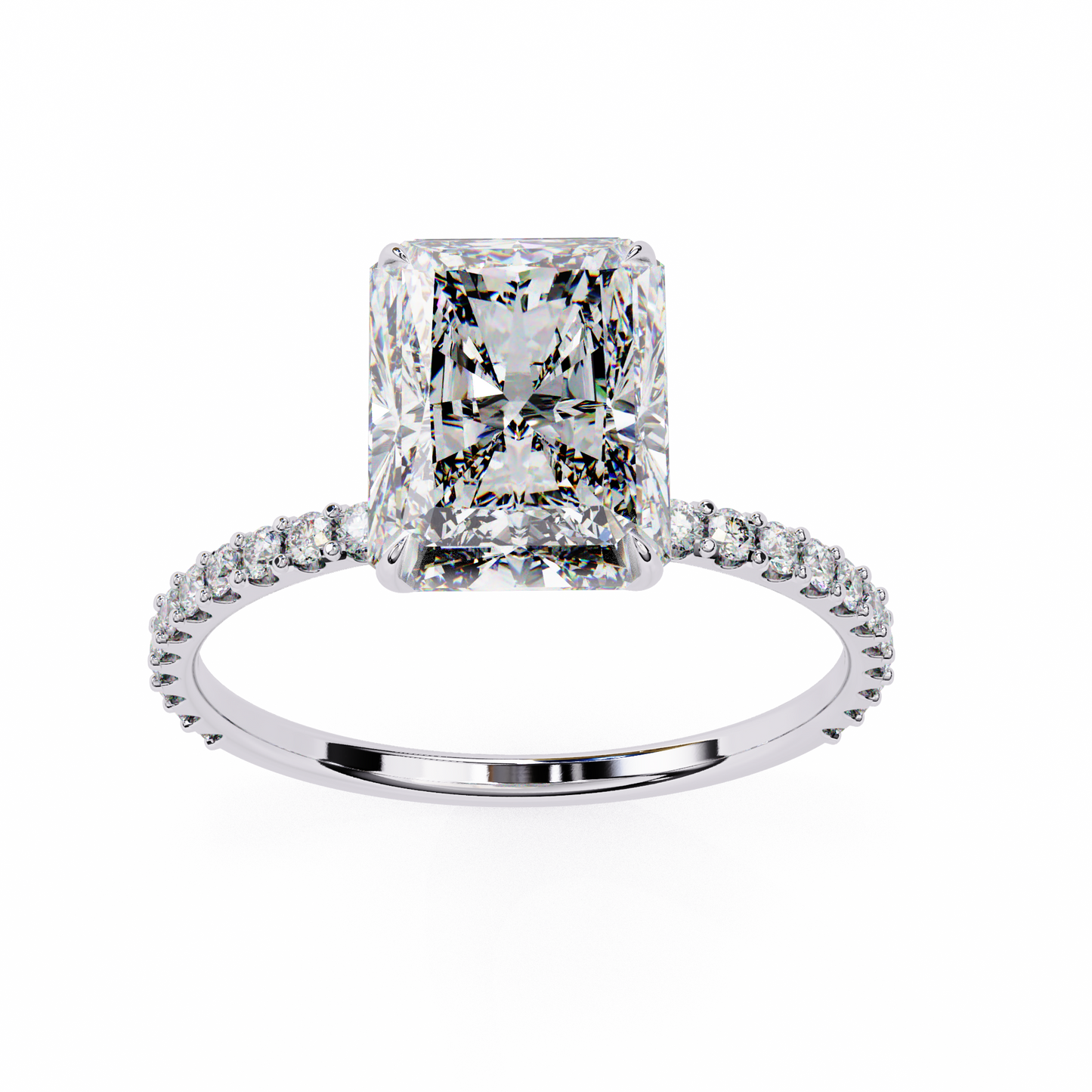 The Icona Radiant Cut Solitaire Ring