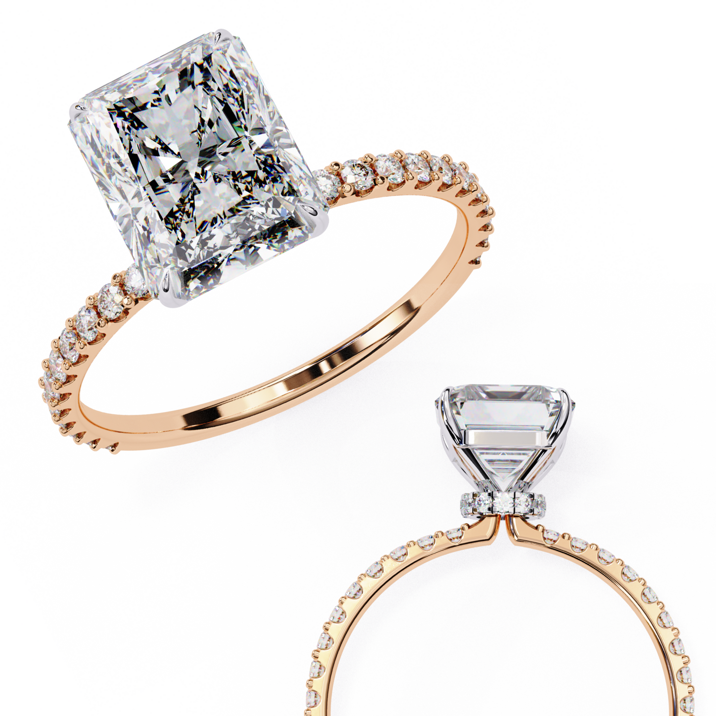 The Icona Radiant Cut Solitaire Ring