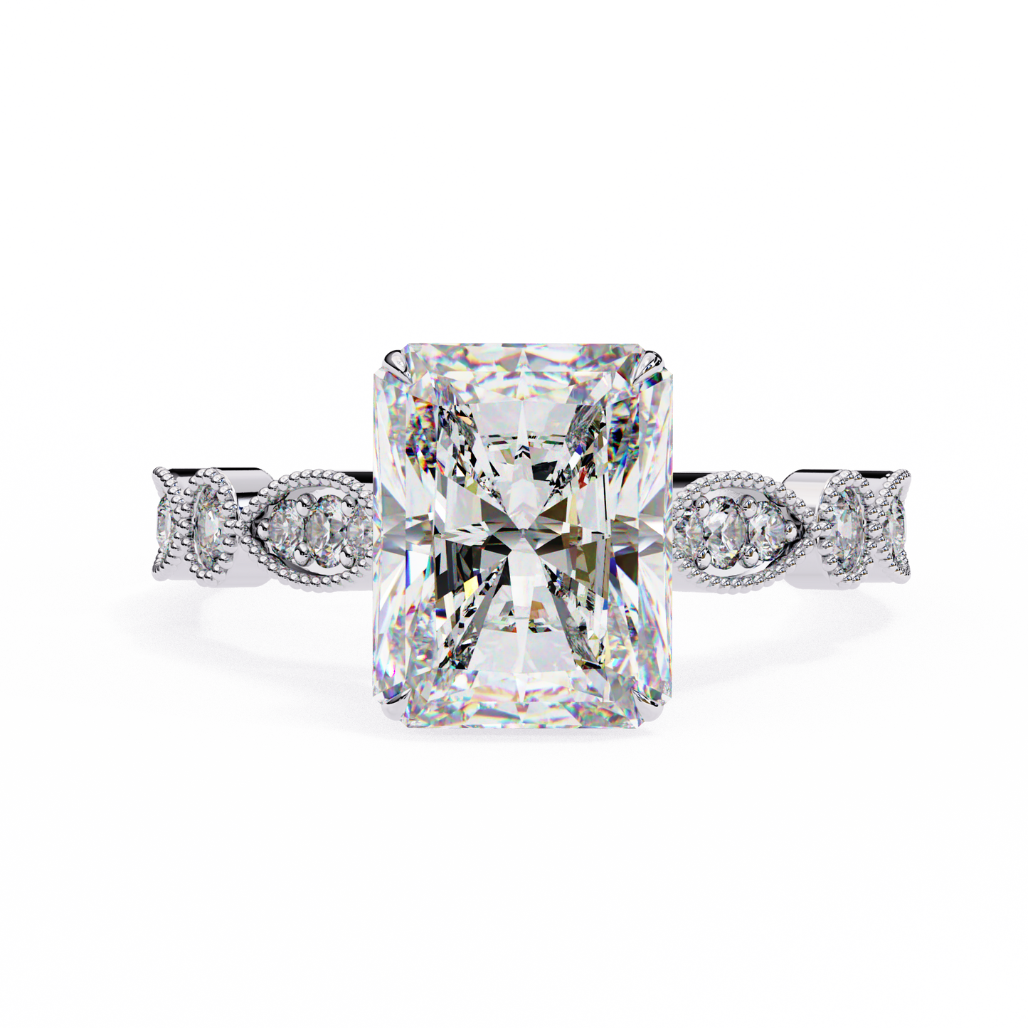 Ethereal Beam Radiant Solitaire Ring