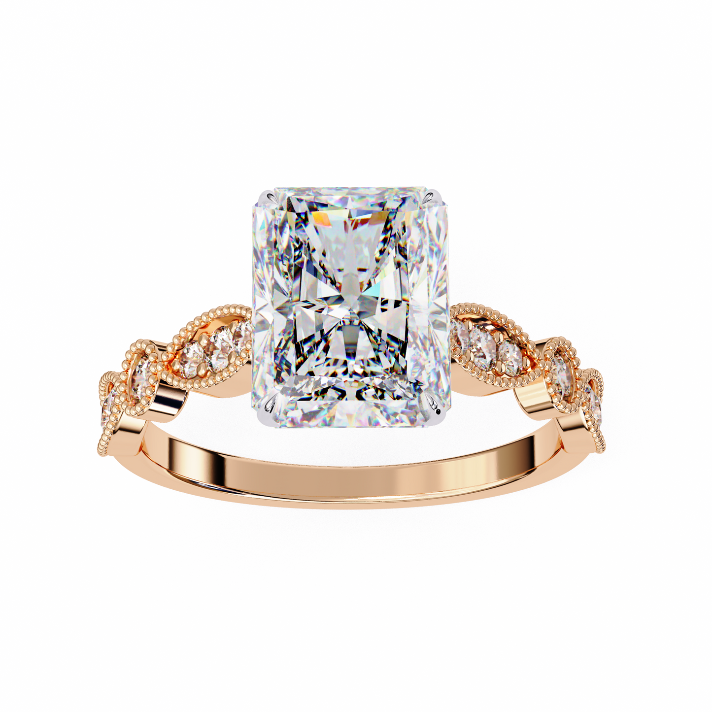 Ethereal Beam Radiant Solitaire Ring