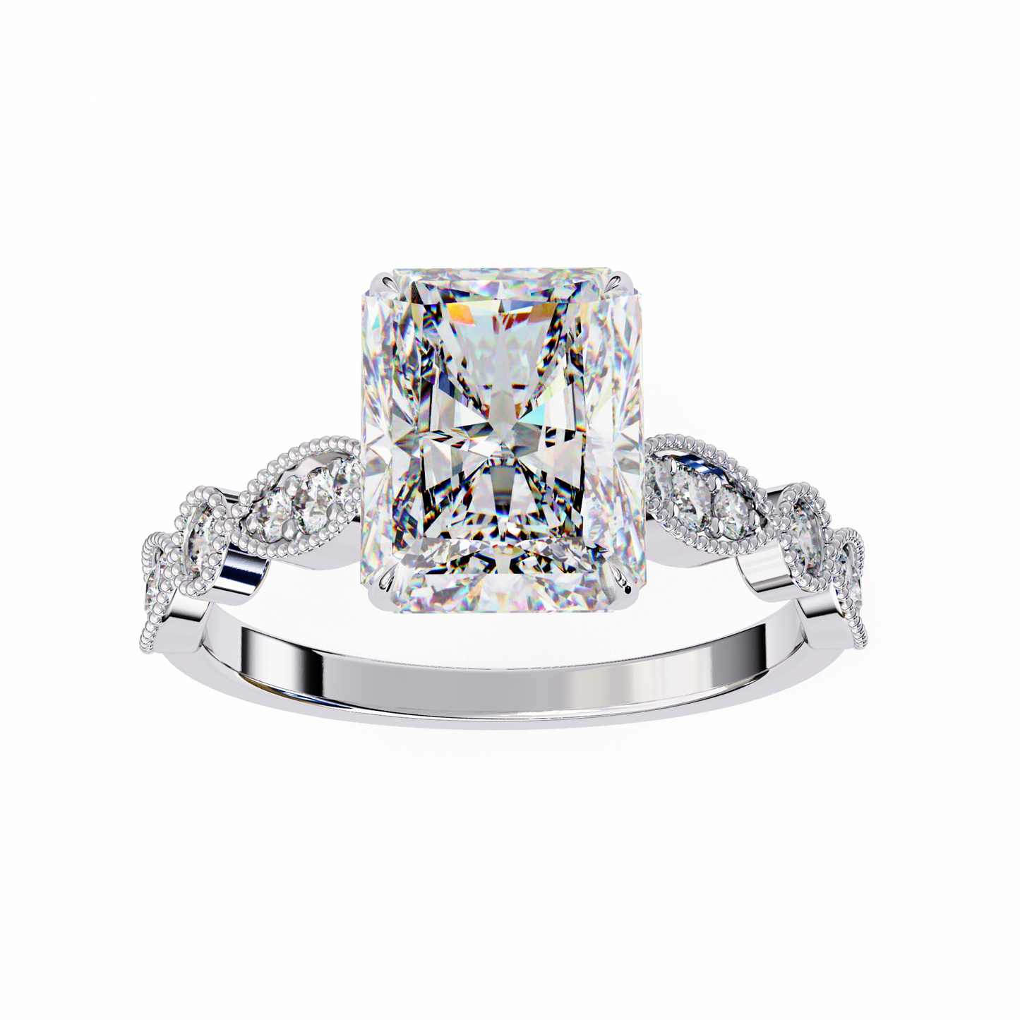 Ethereal Beam Radiant Solitaire Ring