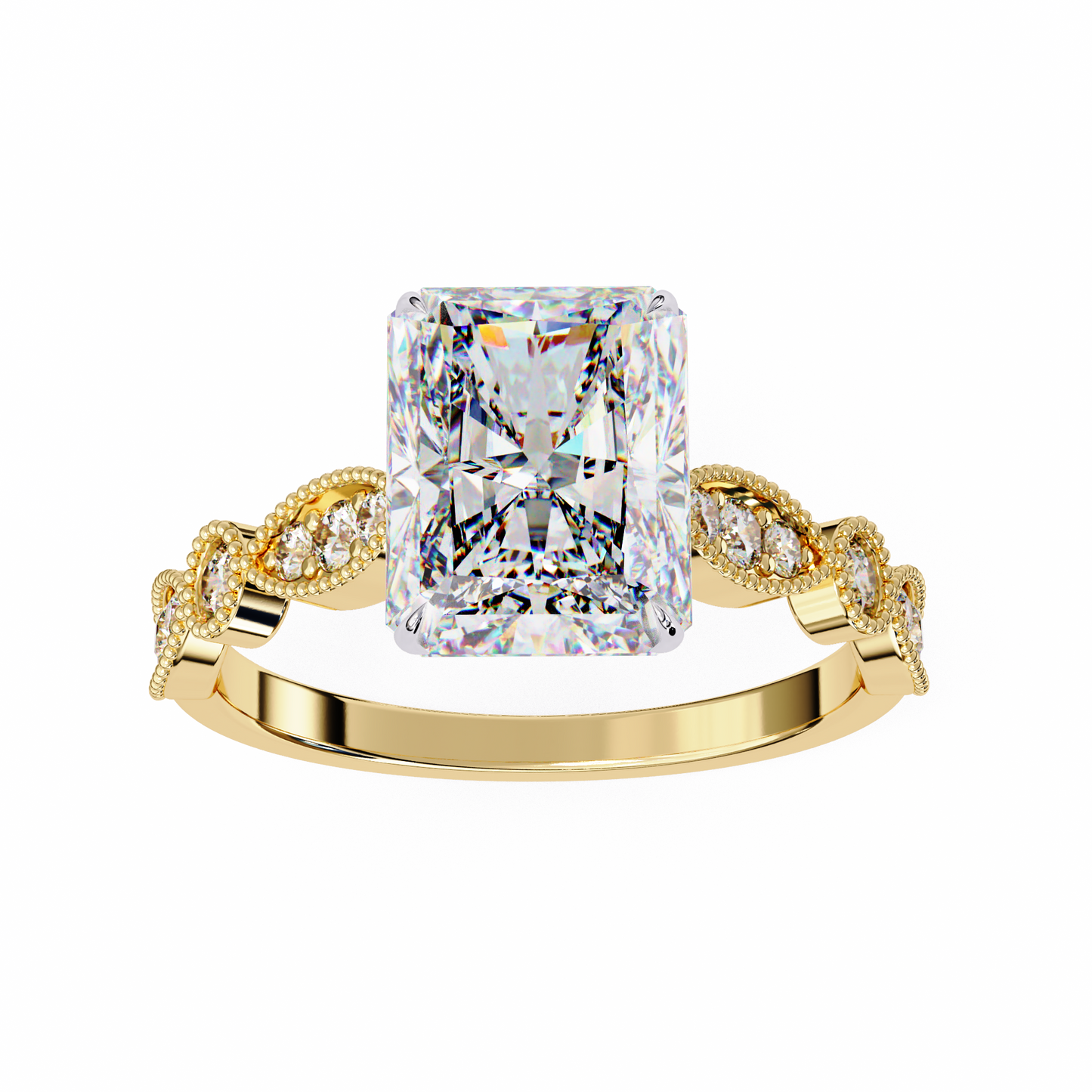 Ethereal Beam Radiant Solitaire Ring
