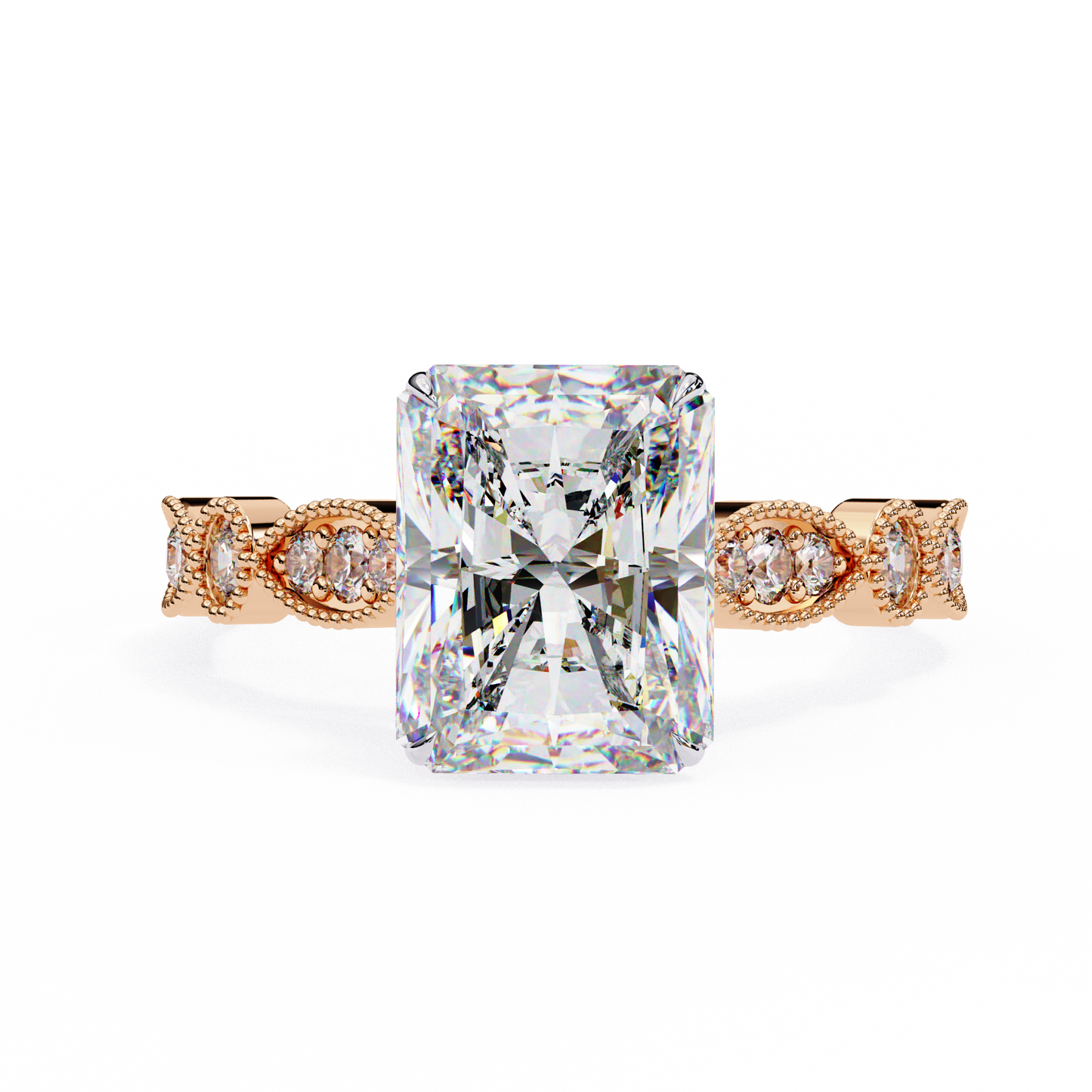Ethereal Beam Radiant Solitaire Ring