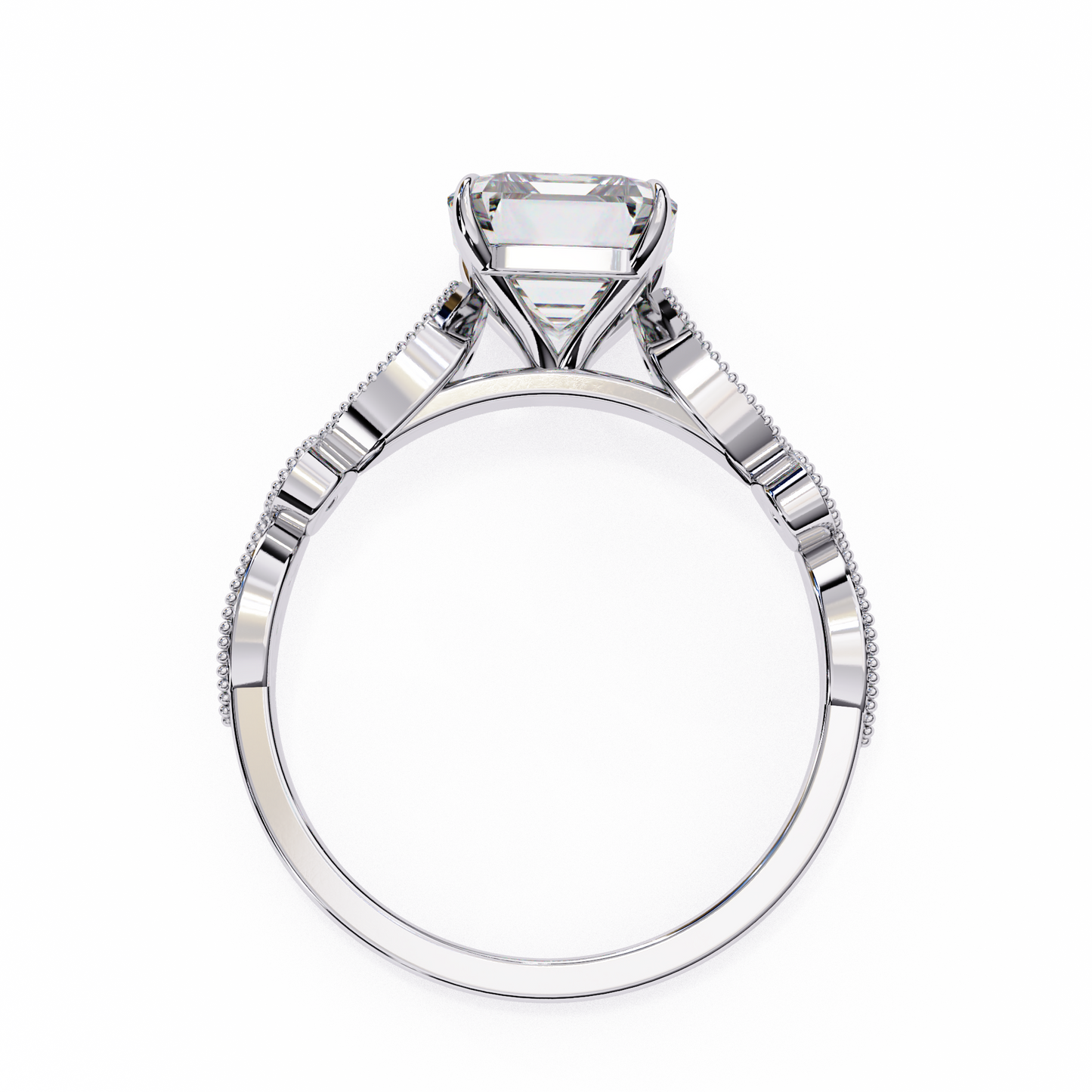 Ethereal Beam Radiant Solitaire Ring