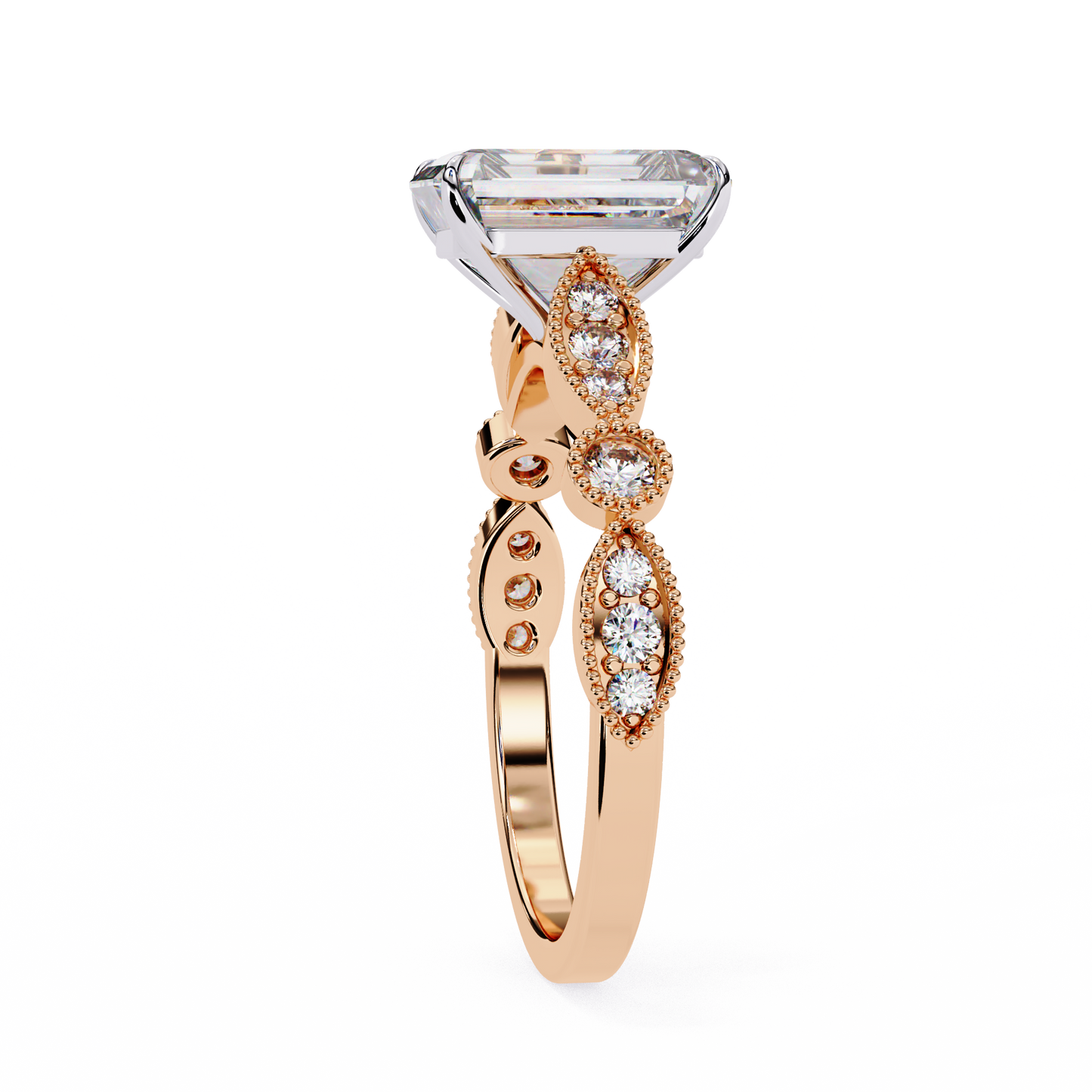Ethereal Beam Radiant Solitaire Ring