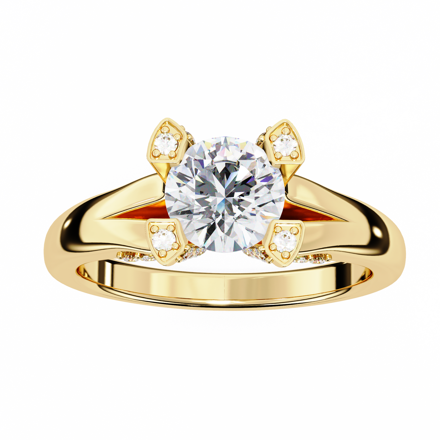 Ember Promise Round Solitaire Ring