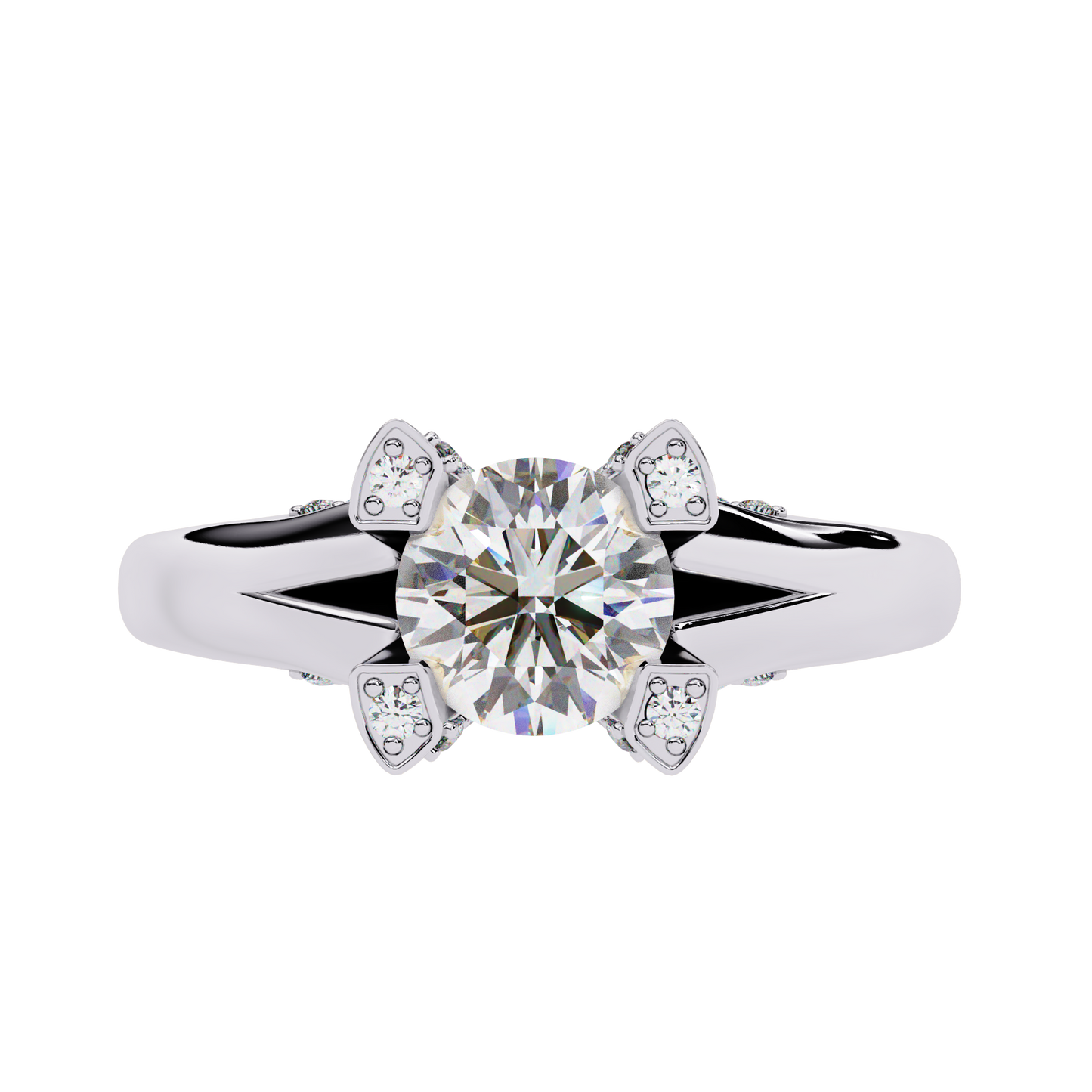 Ember Promise Round Solitaire Ring