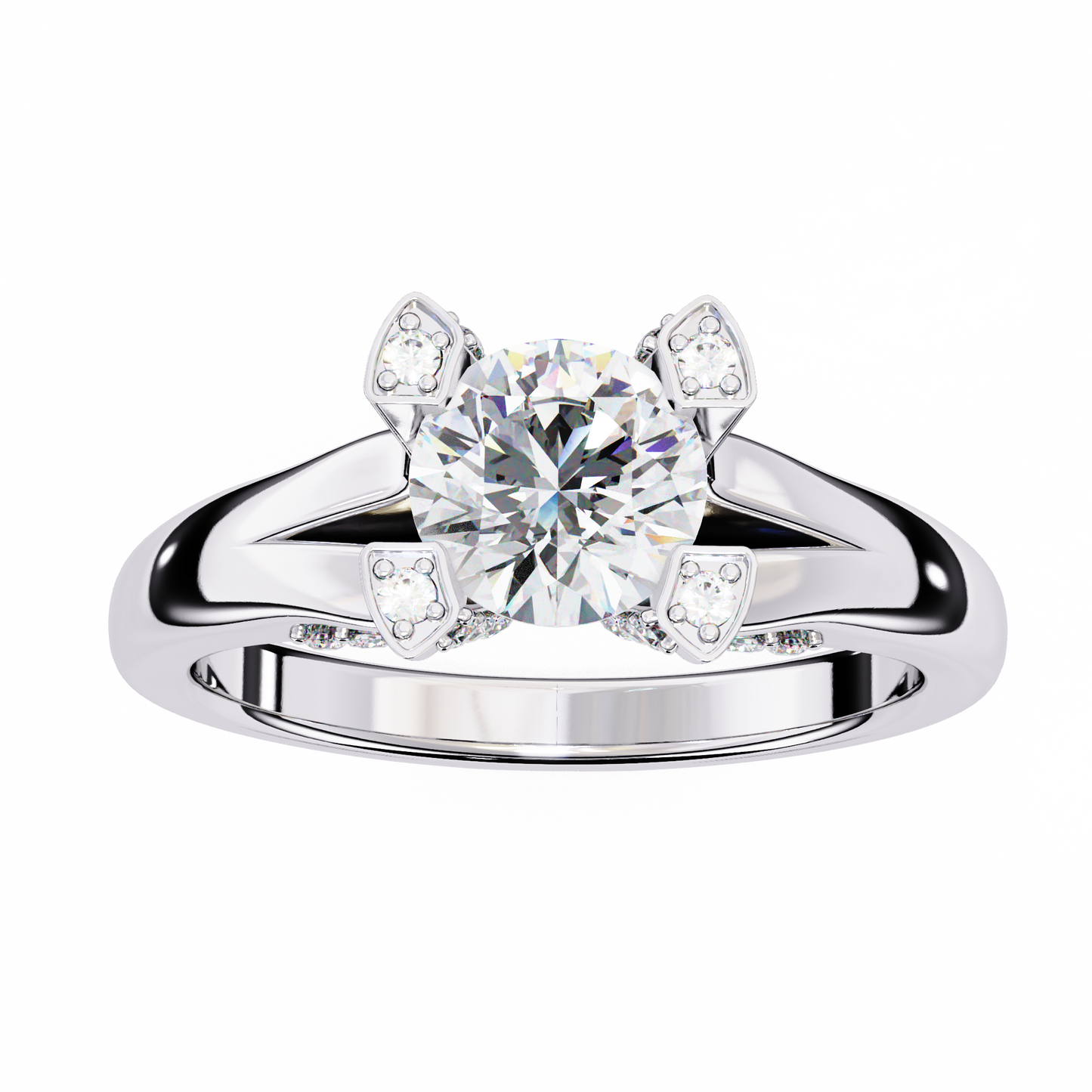 Ember Promise Round Solitaire Ring