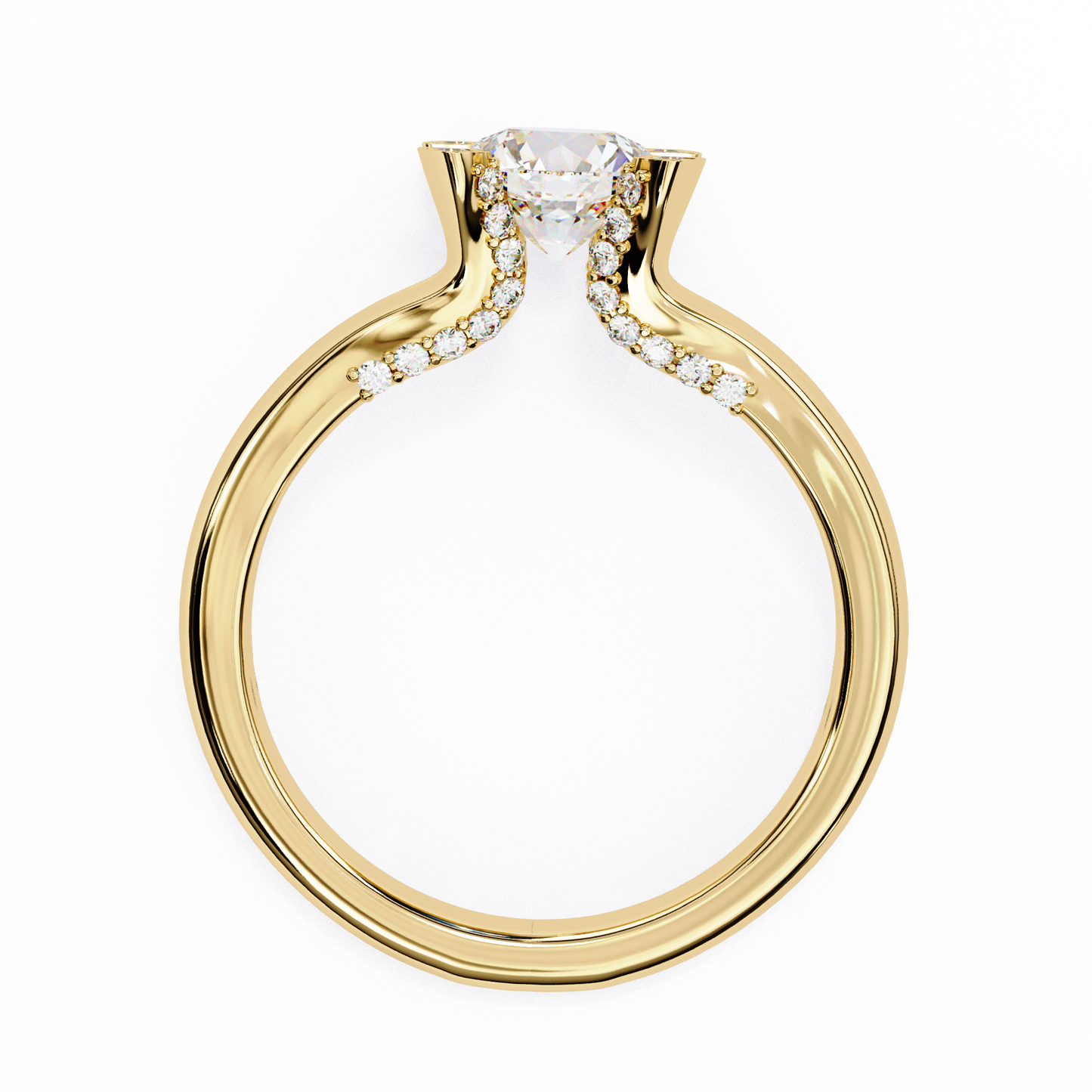 Ember Promise Round Solitaire Ring