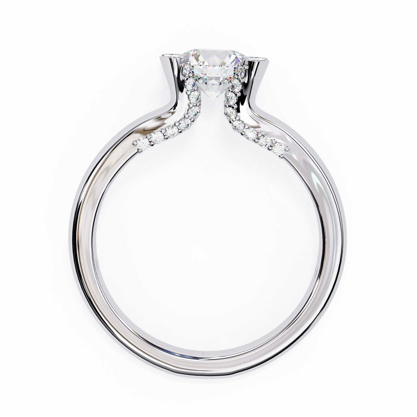 Ember Promise Round Solitaire Ring