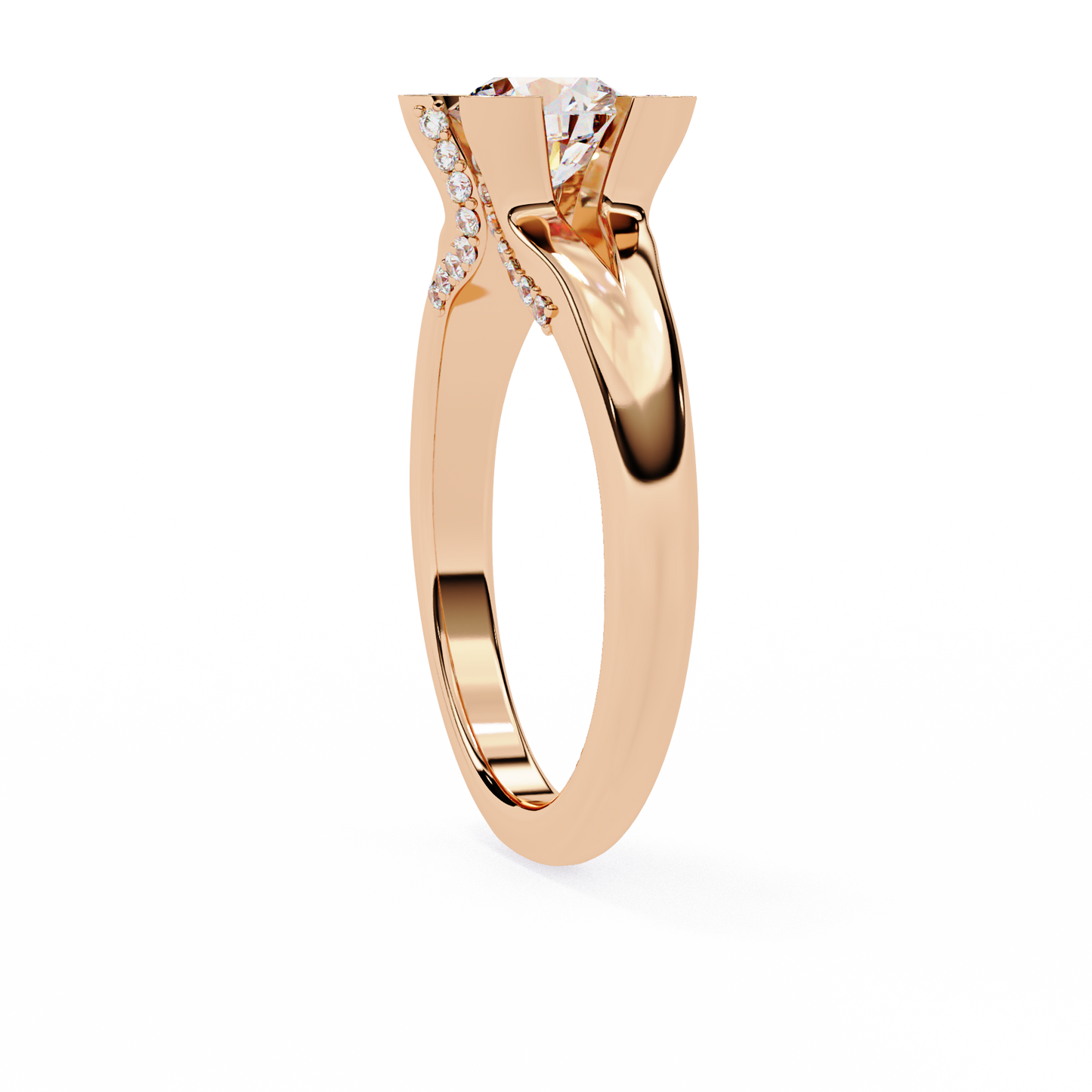 Ember Promise Round Solitaire Ring