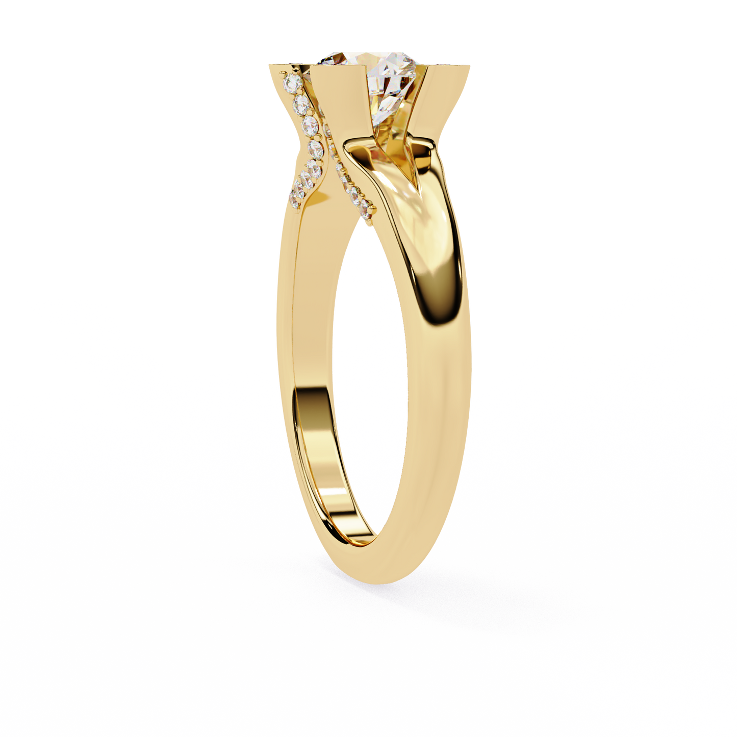 Ember Promise Round Solitaire Ring