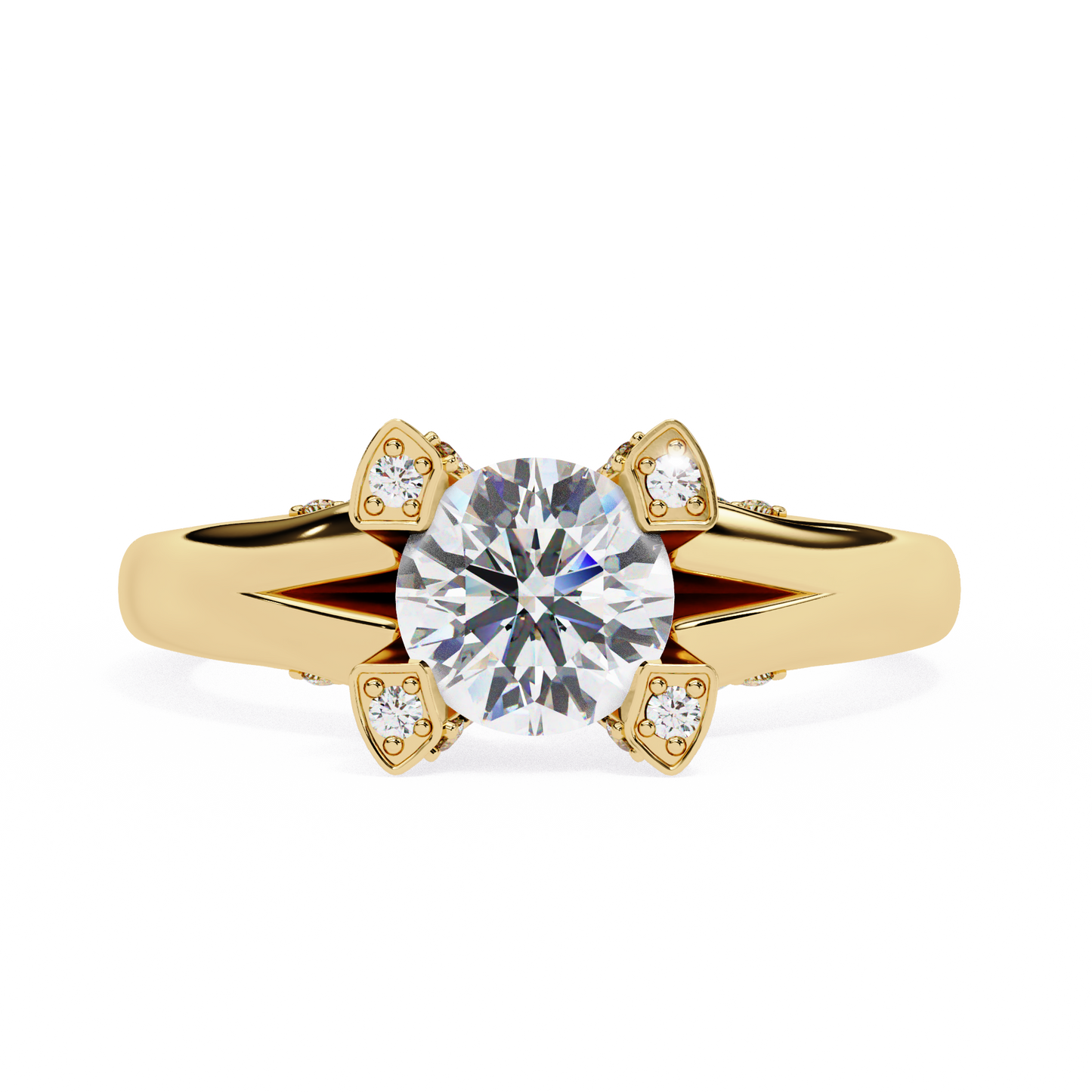 Ember Promise Round Solitaire Ring