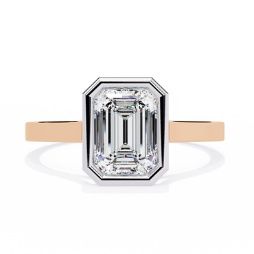 Isola Brillio Emerald Solitaire Ring