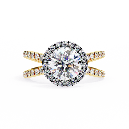 Astrid Meridian Round Solitaire Ring