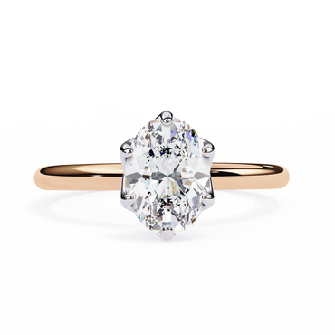 Ciel Rovena Oval Solitaire Ring